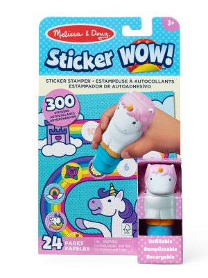 Sticker WOW!? Activity Pad & Sticker Stamper 12-PACK - Unicorn