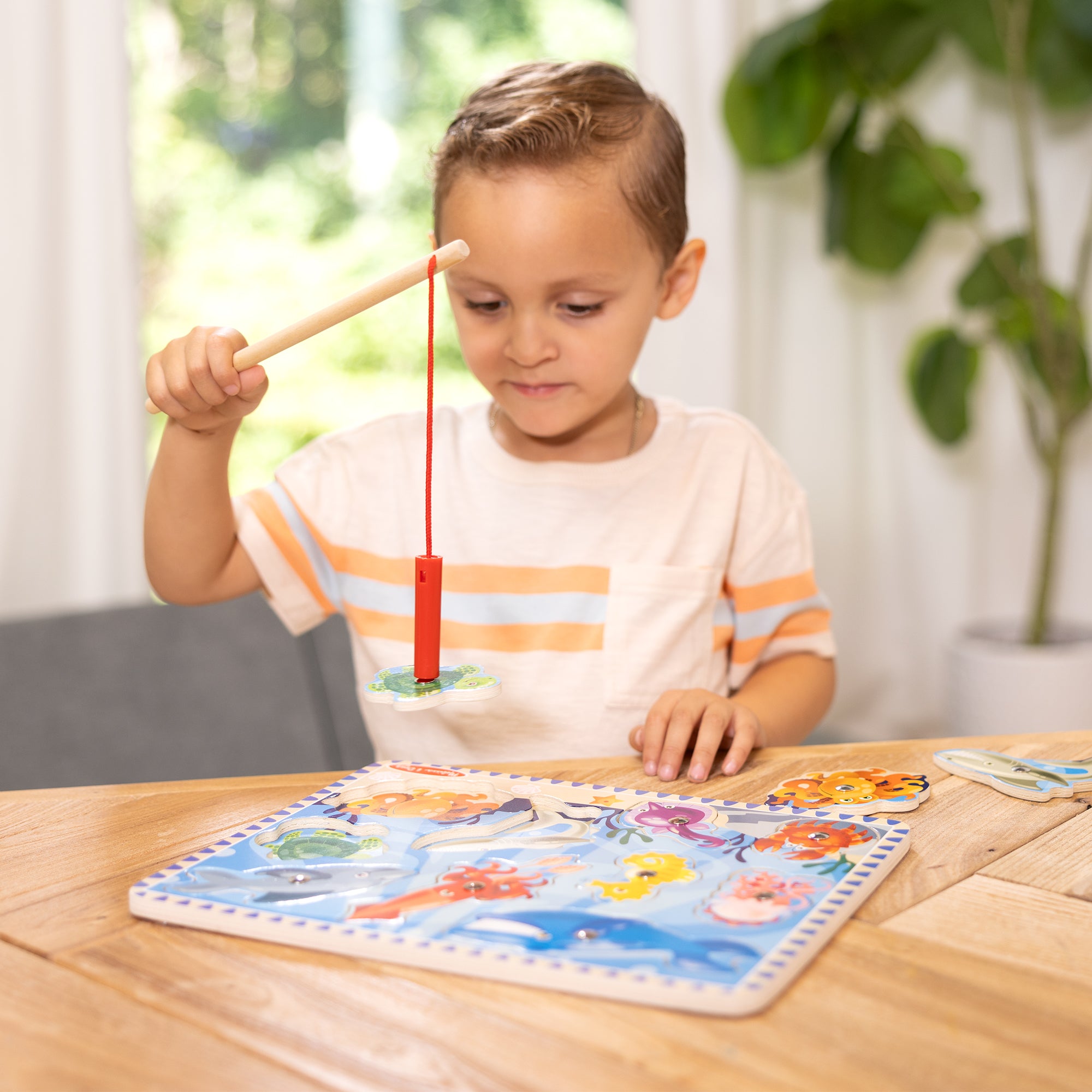 Fishing Magnetic Puzzle Game - 10 Pieces - Image 8