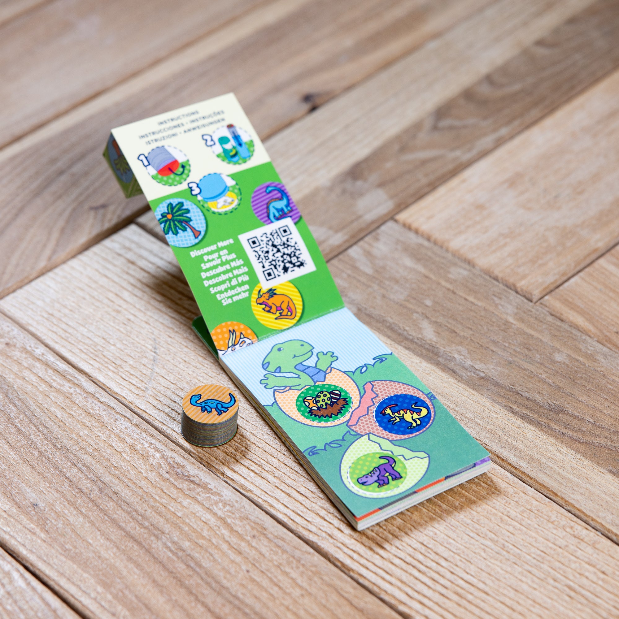 Sticker WOW!? Mini Activity Pad & Refill Stickers - Dinosaur (200+ Stickers. Stamper Not Included) - Image 9