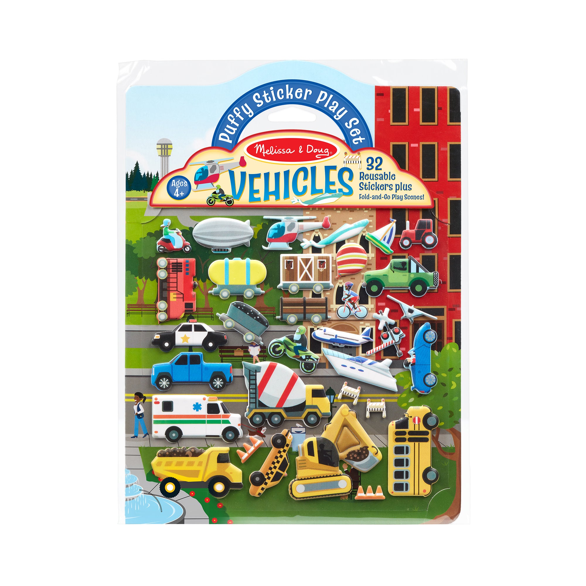 Puffy Sticker Play Set - Vehicles - Image 3