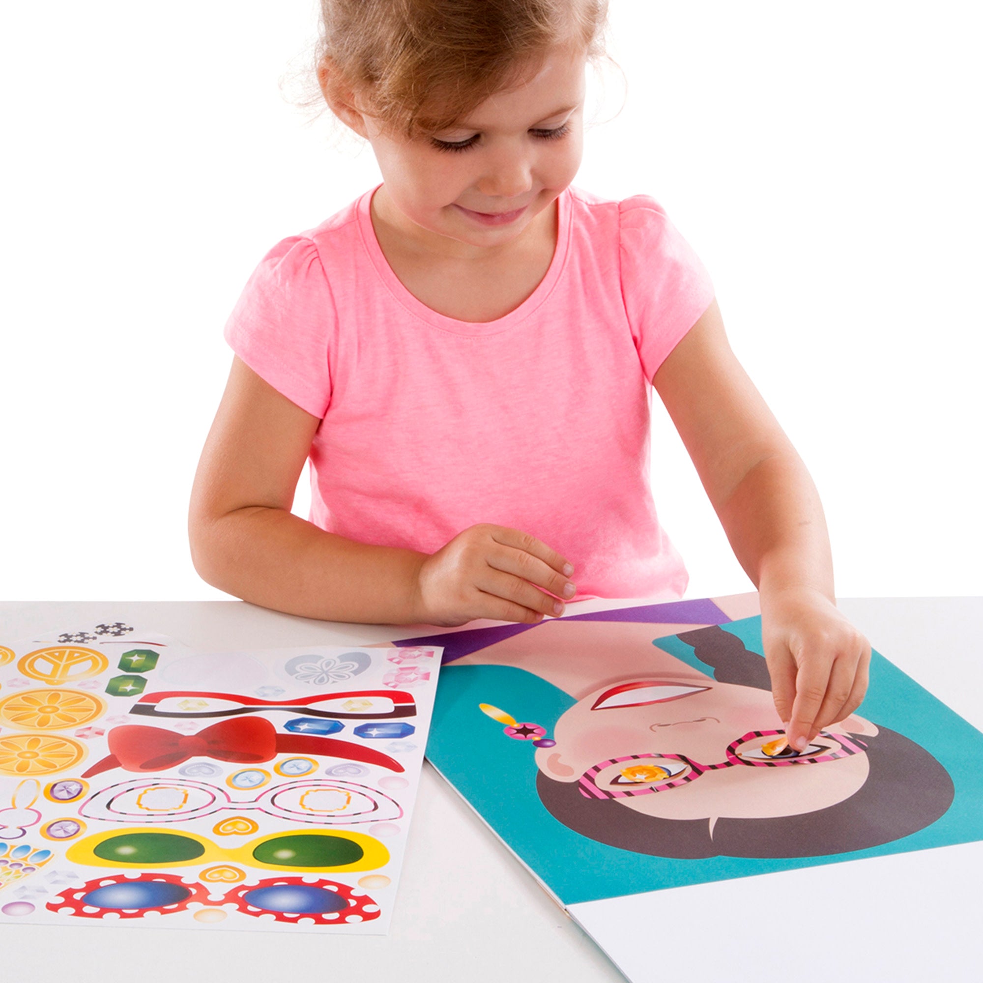 Make-a-Face Sticker Pad - Fashion Faces - Image 7