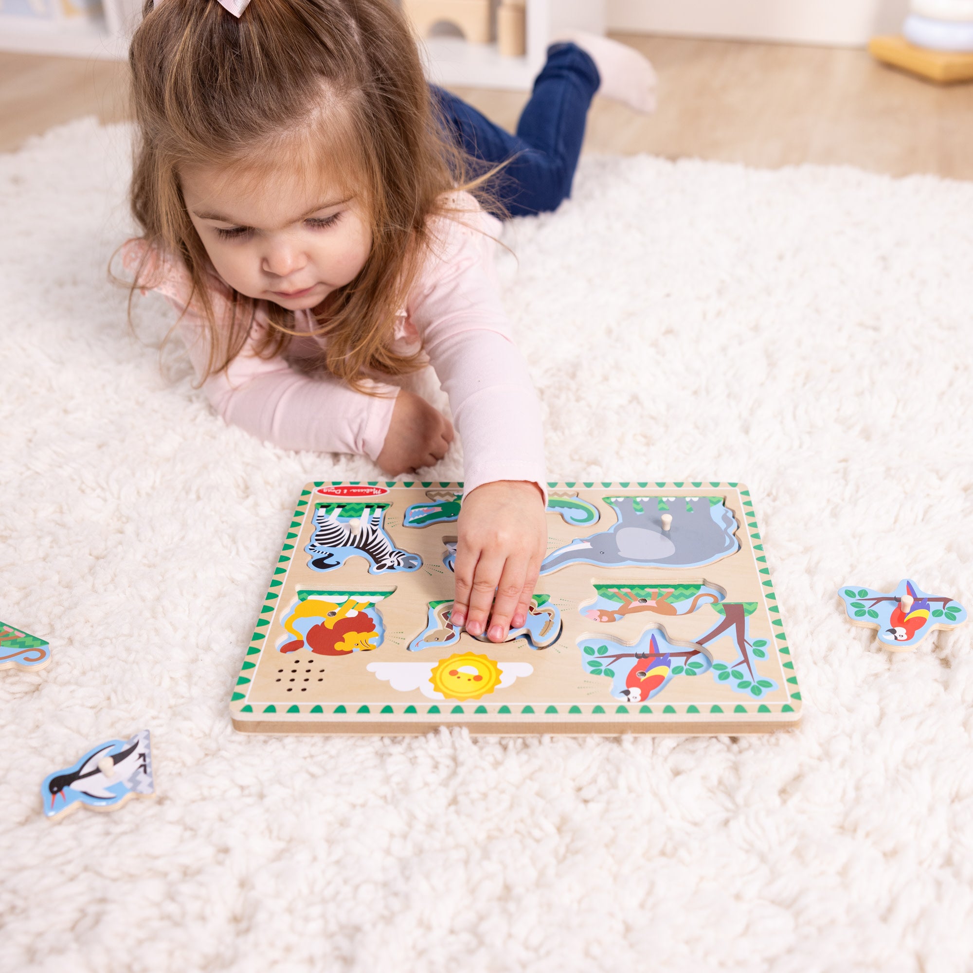 Zoo Animals Sound Puzzle - 8 Pieces - Image 6