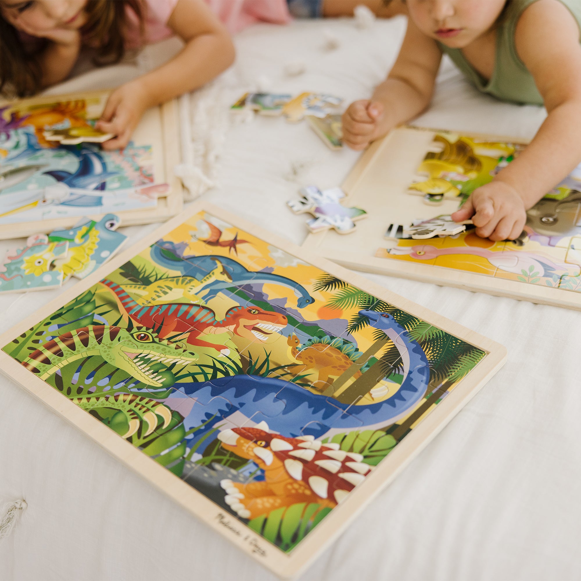 Wooden Jigsaw Puzzle 3-Pack: Dinosaur. African Plains. Under the Sea - Image 10