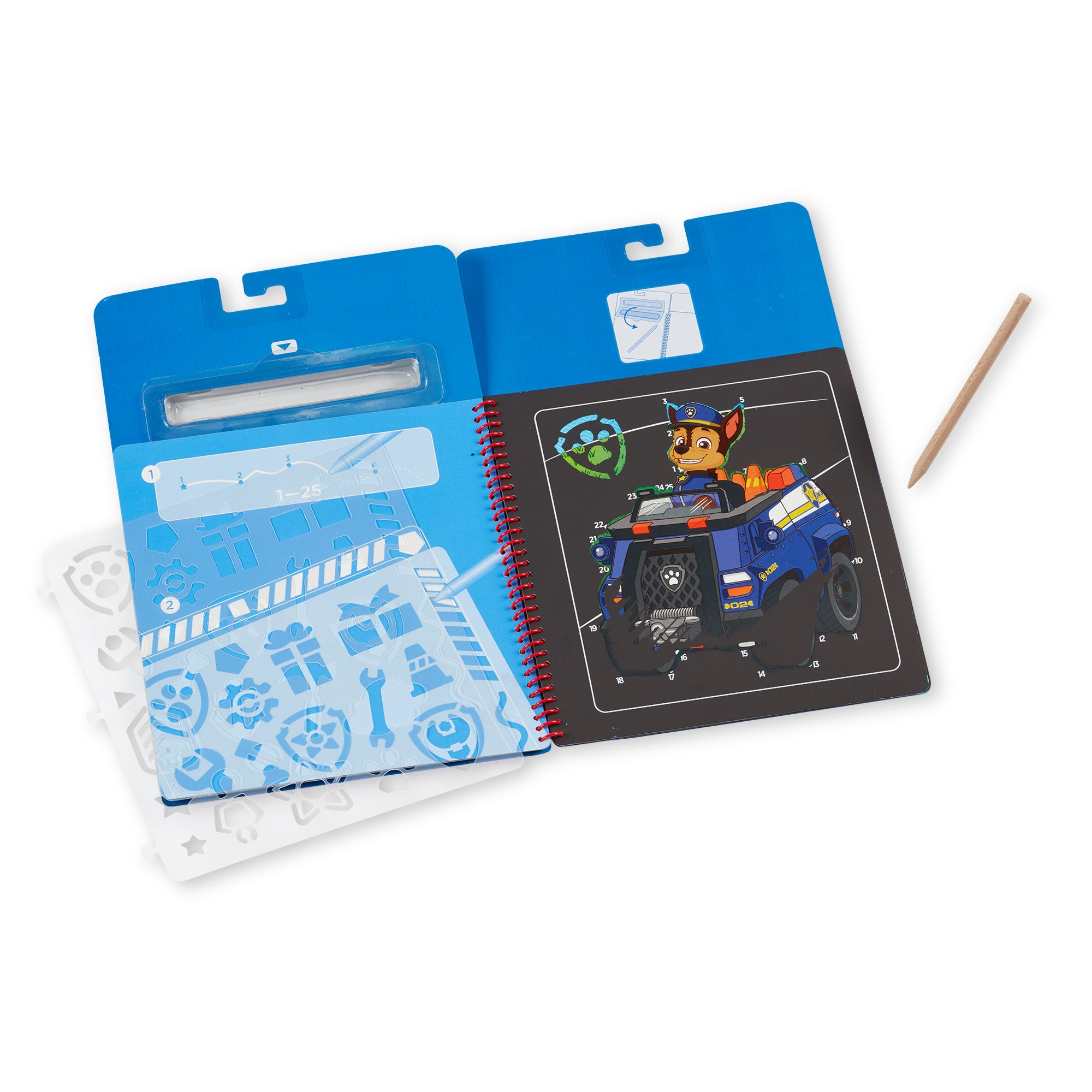 PAW Patrol Scratch Art Pad - Chase - Image 3