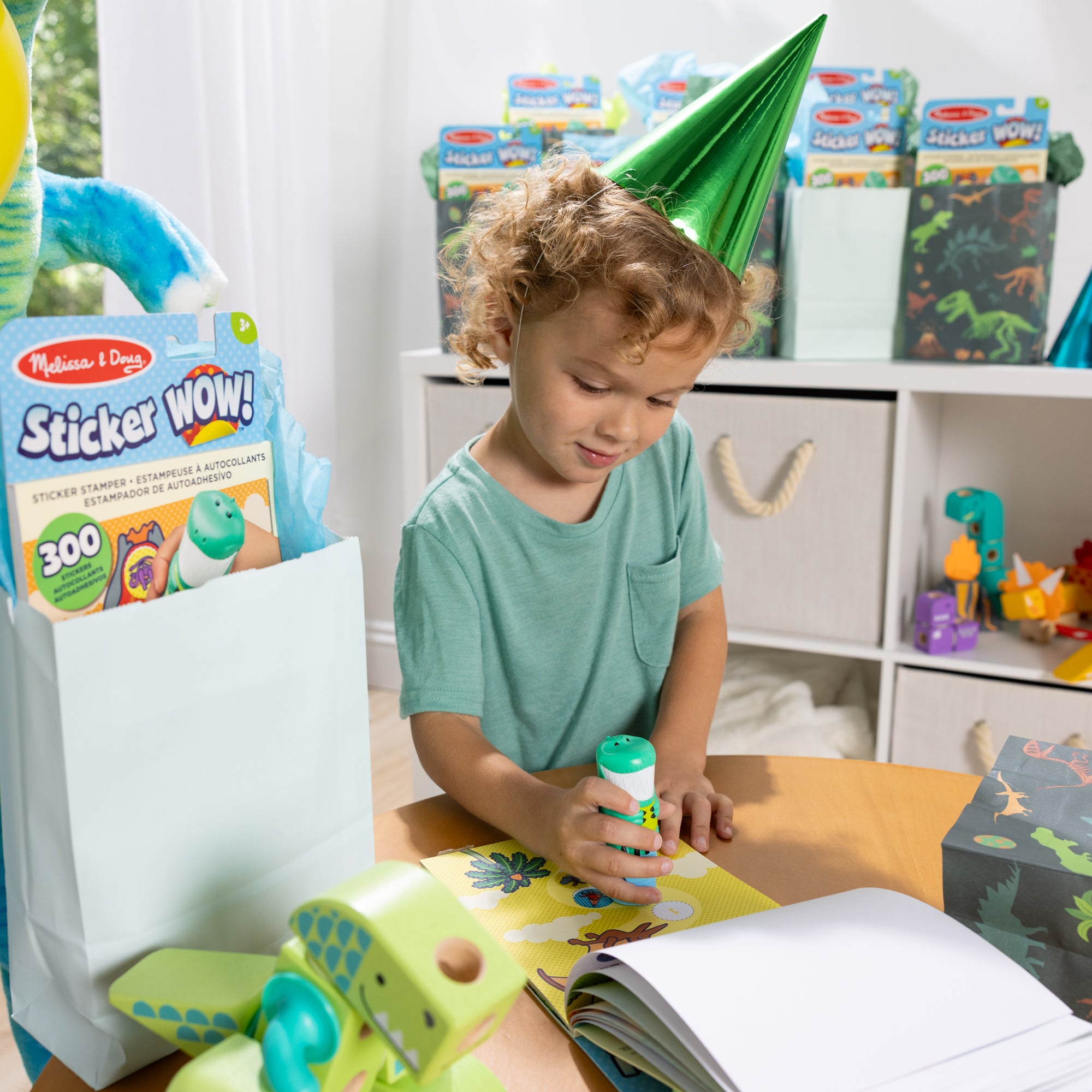 Sticker WOW!? Activity Pad & Sticker Stamper 12-PACK - Dinosaur - Image 6