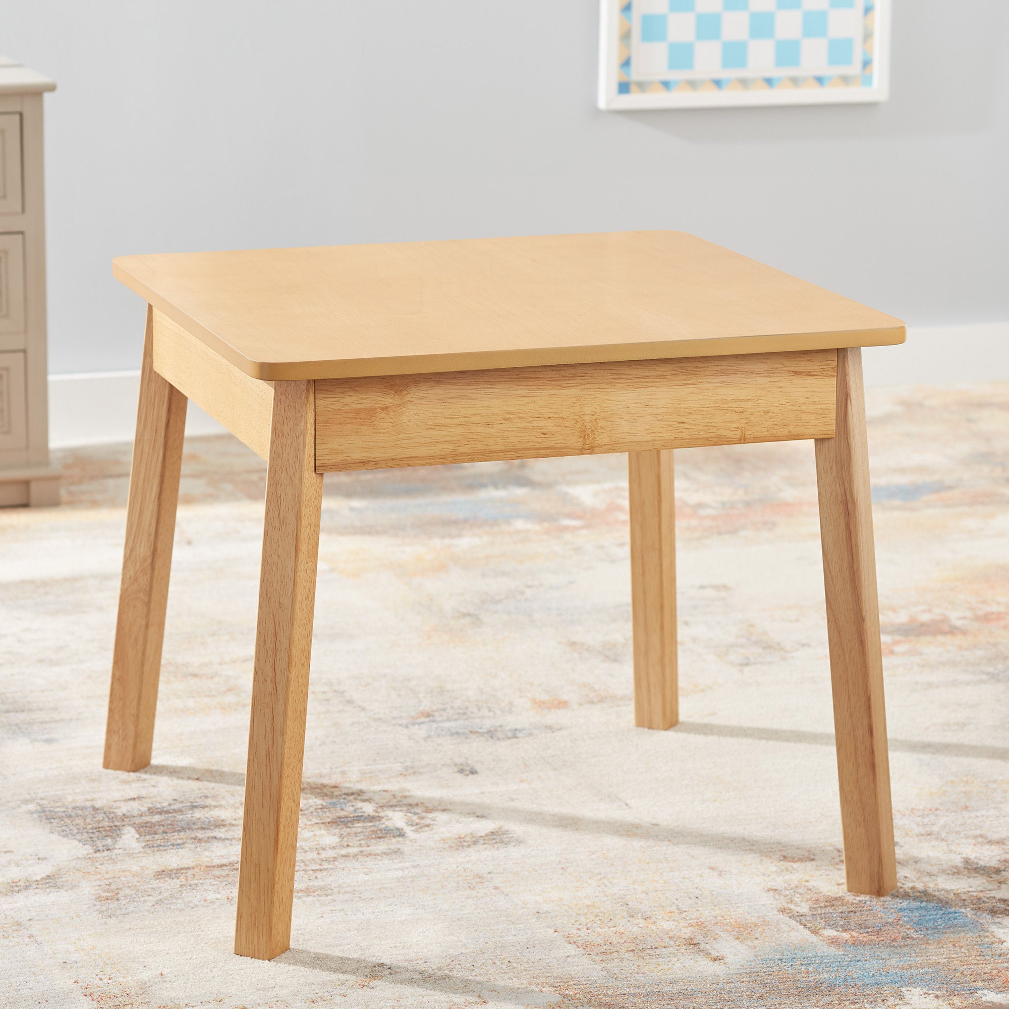 Child's Wooden Square Table - Image 2