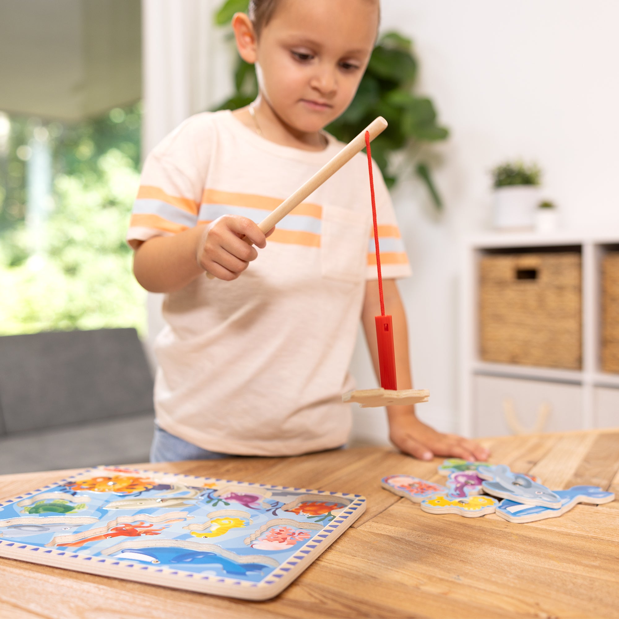 Fishing Magnetic Puzzle Game - 10 Pieces - Image 5