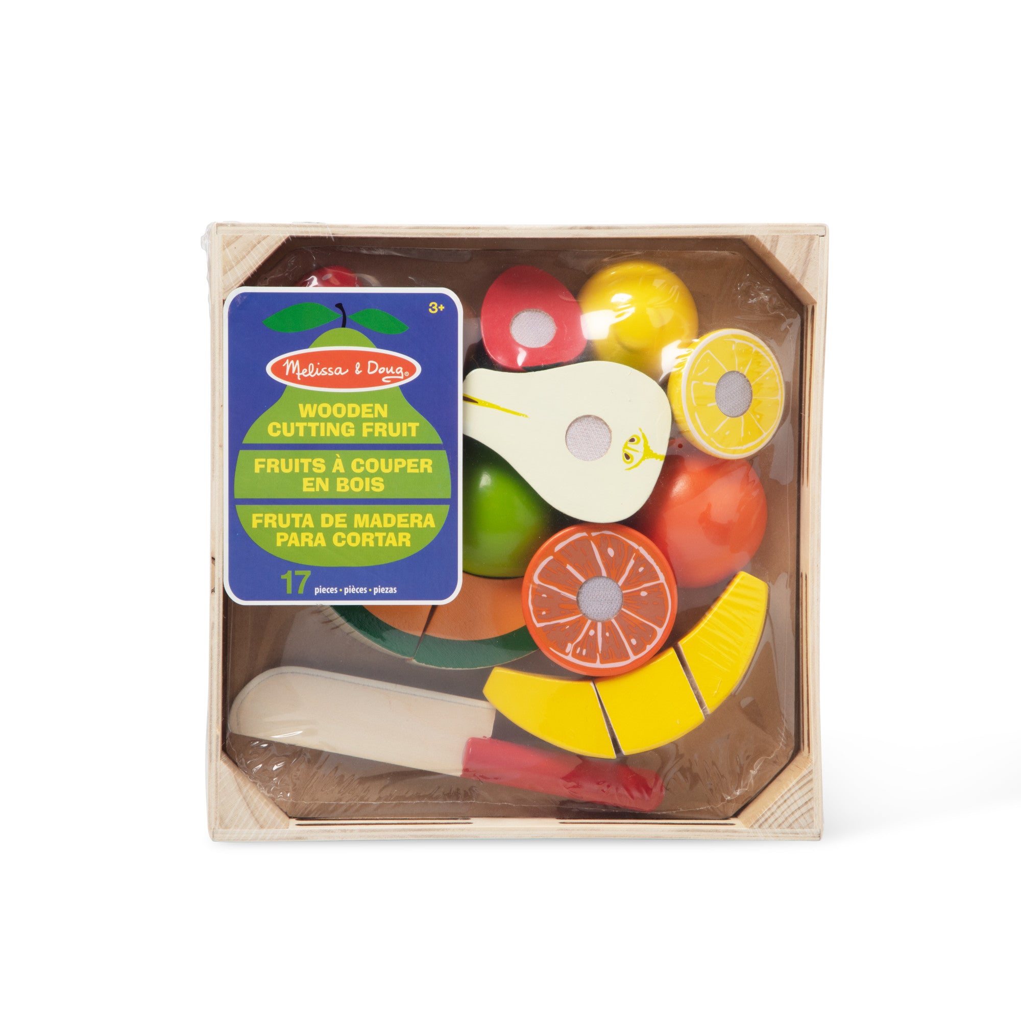 Wooden Cutting Fruit Play Food - Image 3