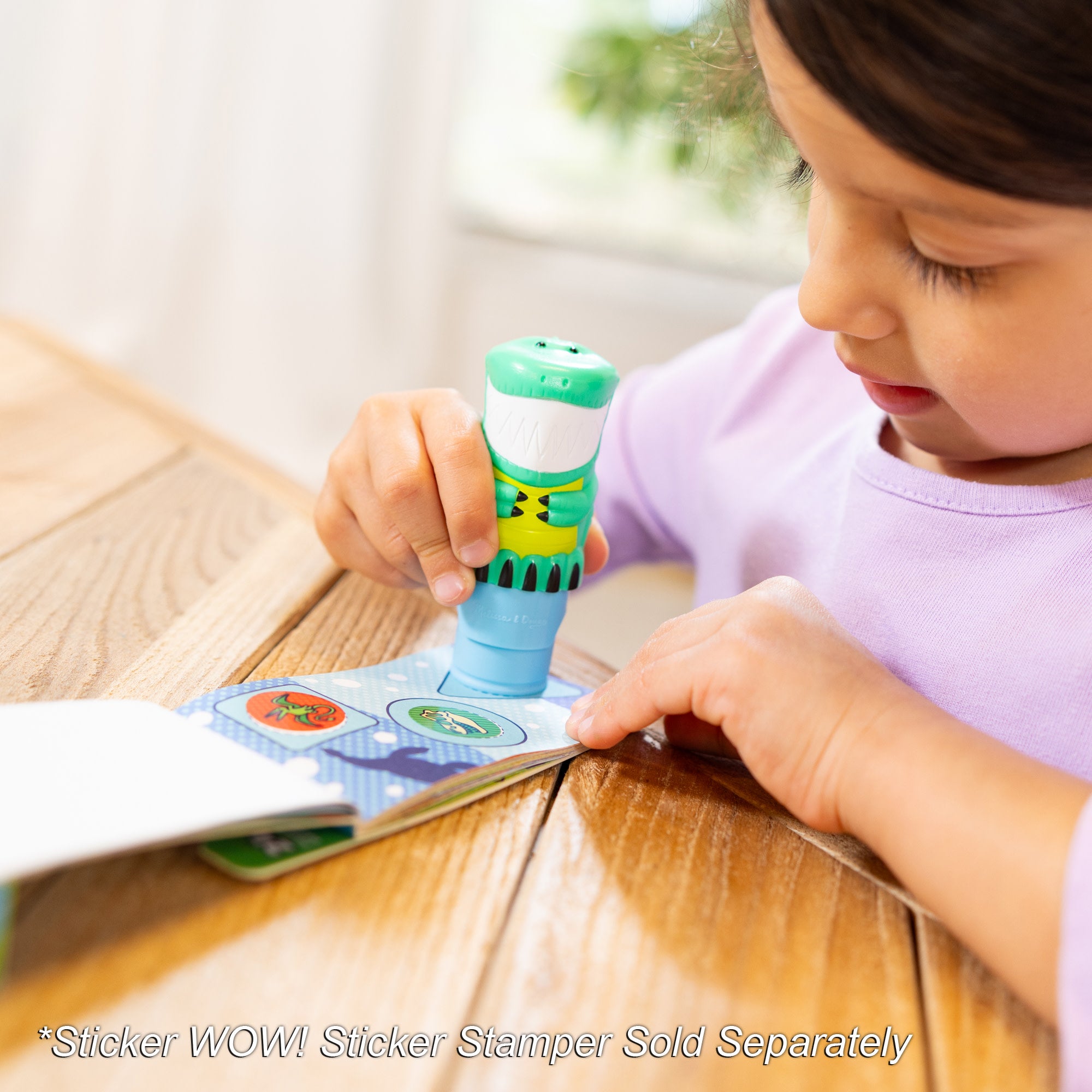 Sticker WOW!? Mini Activity Pad & Refill Stickers - Dinosaur (200+ Stickers. Stamper Not Included) - Image 6