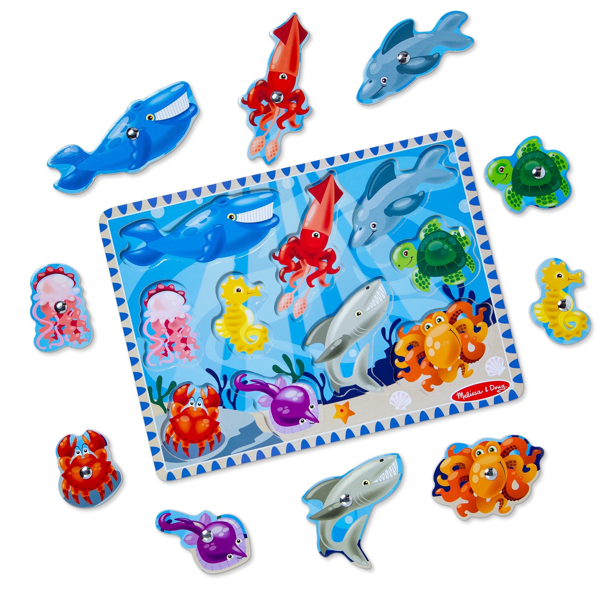 Fishing Magnetic Puzzle Game - 10 Pieces - Image 4