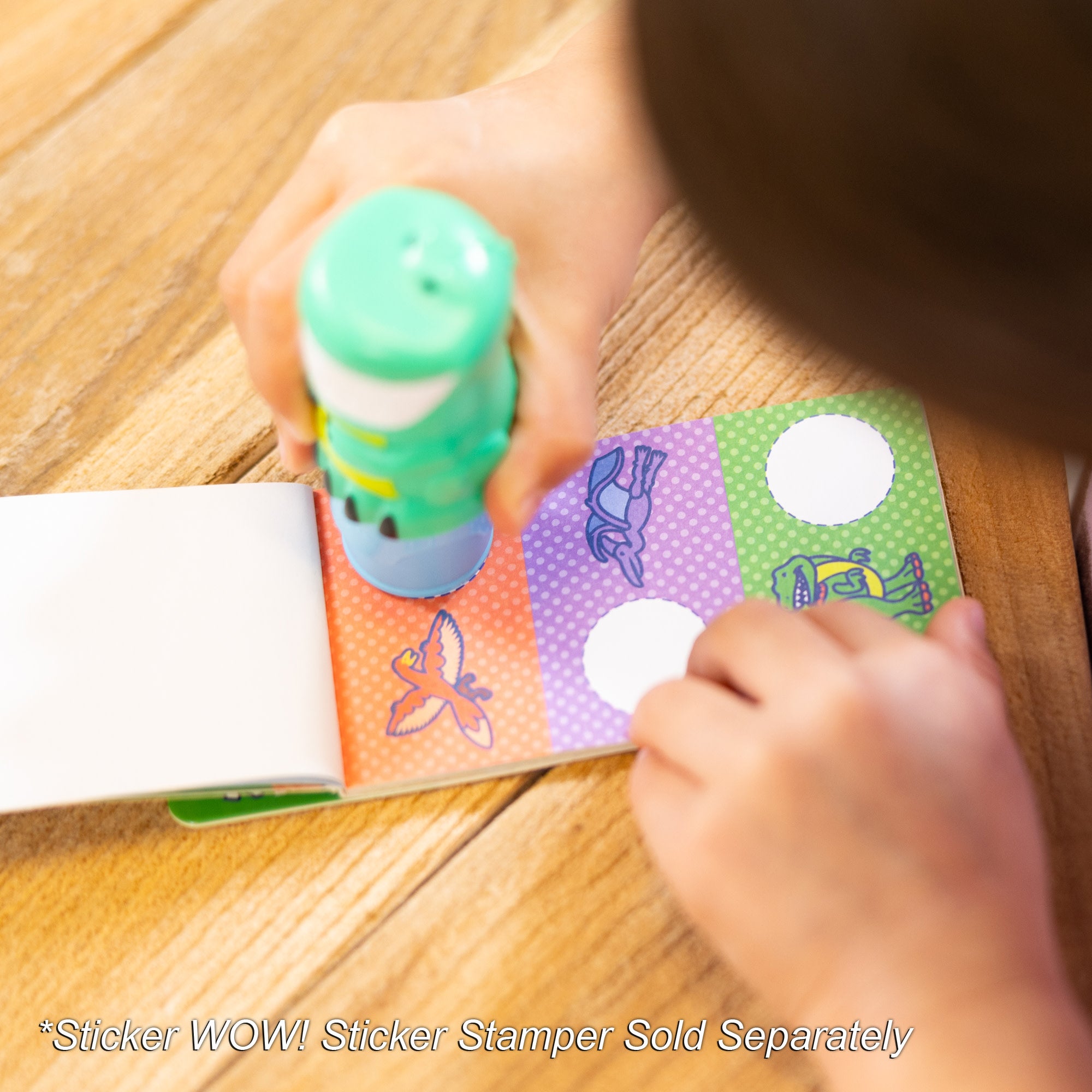 Sticker WOW!? Mini Activity Pad & Refill Stickers - Dinosaur (200+ Stickers. Stamper Not Included) - Image 7