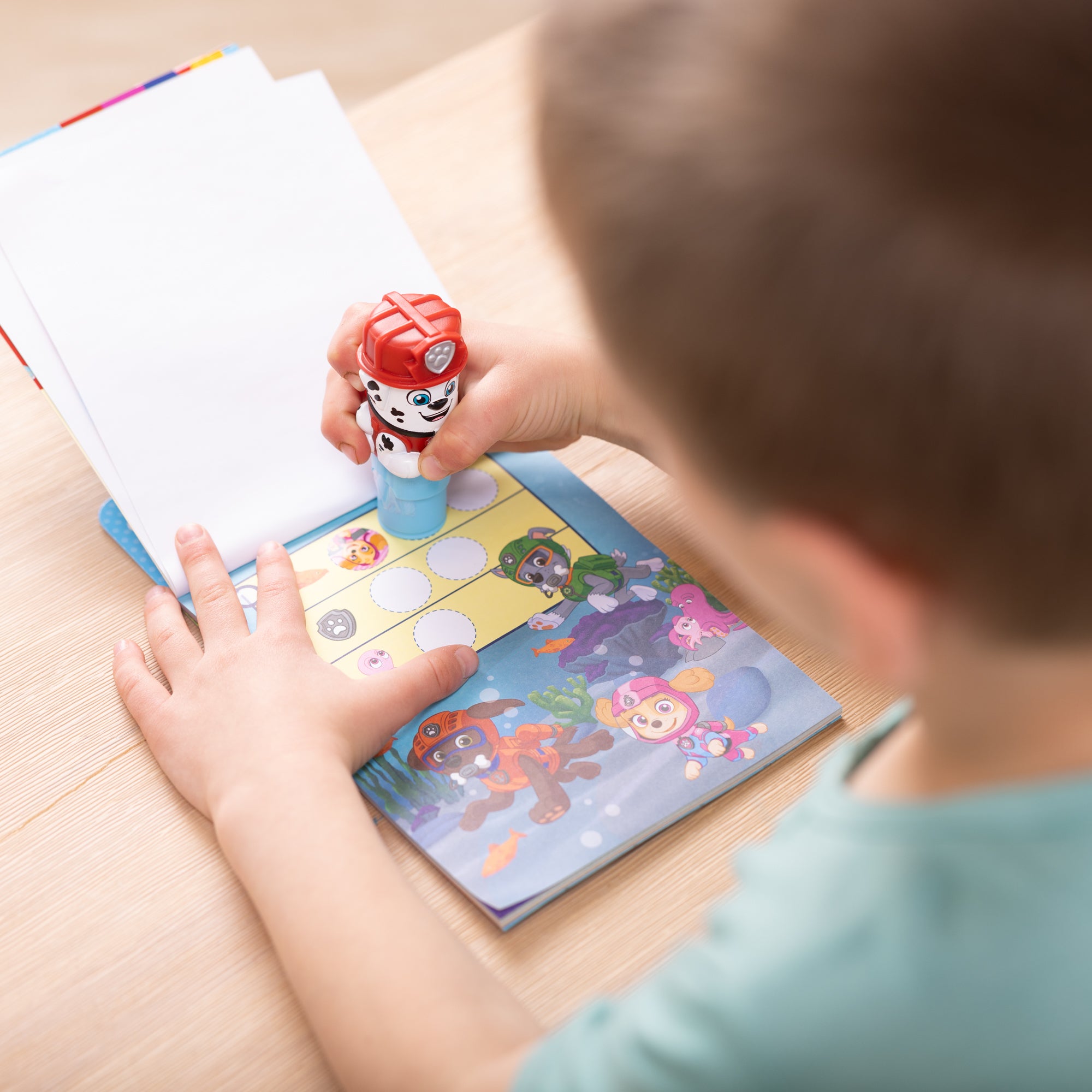 Sticker WOW!? PAW Patrol Marshall Bundle: Activity Pad & Sticker Stamper + Mini Activity Pad and 200 Refill Stickers - Image 5