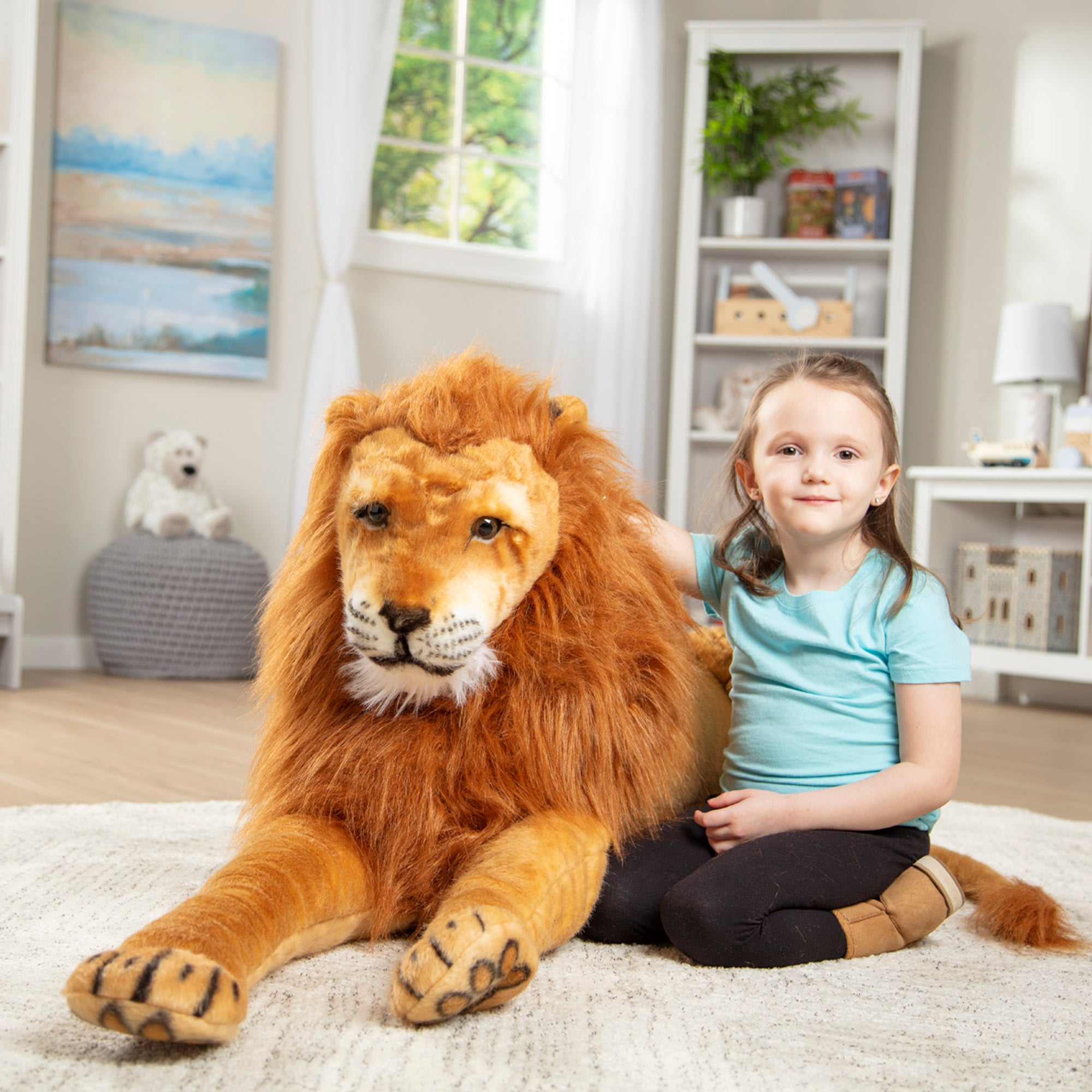 Lion Lifelike Plush Stuffed Animal - Image 6