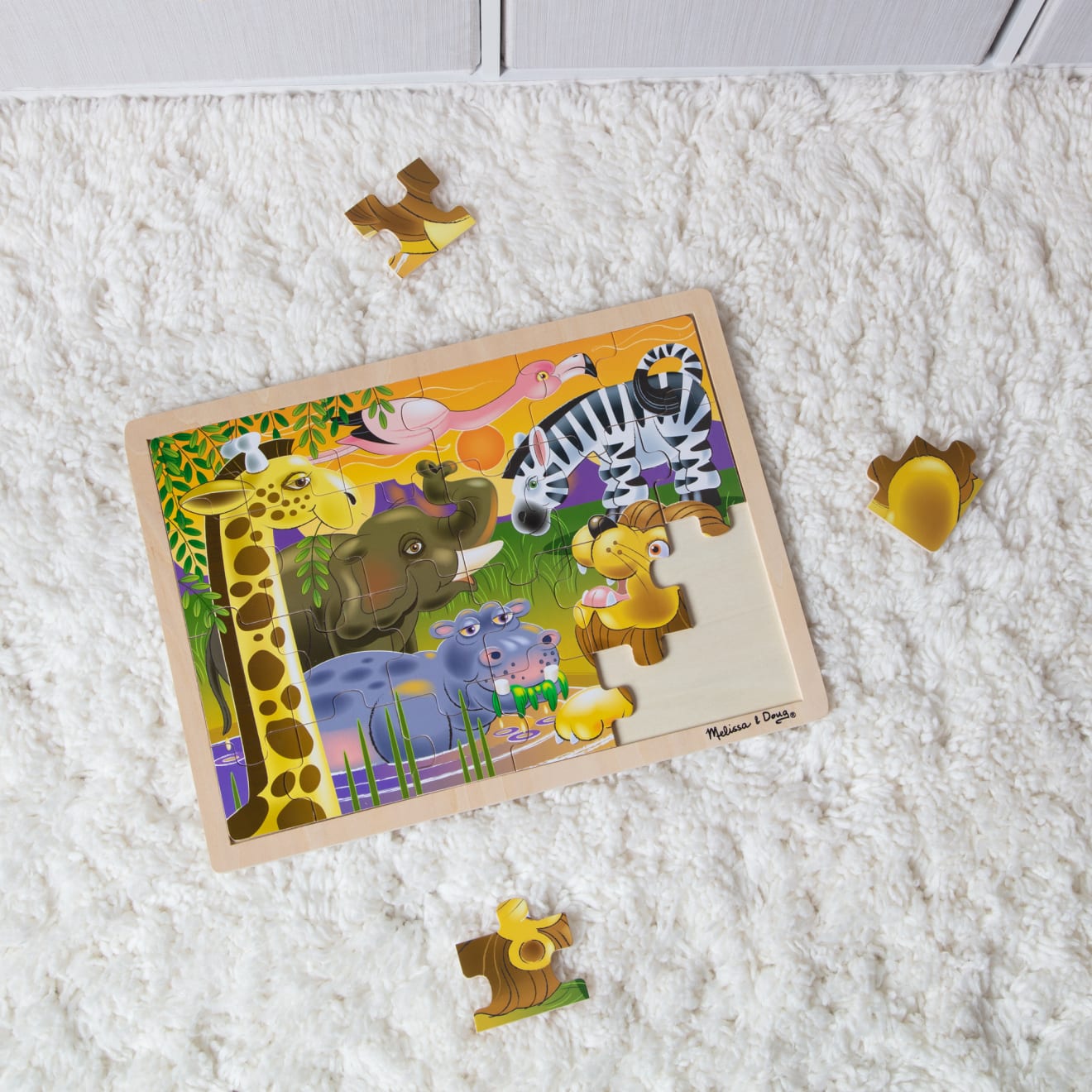 African Plains Wooden Jigsaw Puzzle - 24 Pieces - Image 9