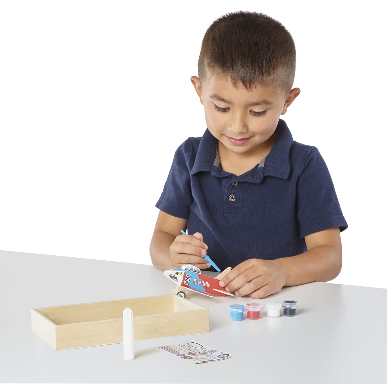 Decorate-Your-Own Wooden Plane - Image 8