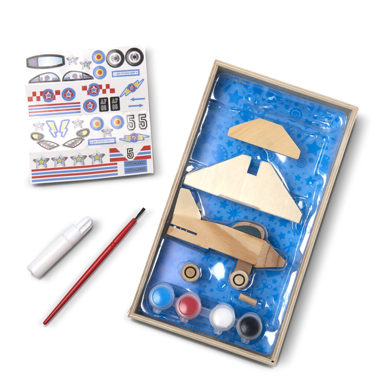 Decorate-Your-Own Wooden Plane - Image 7