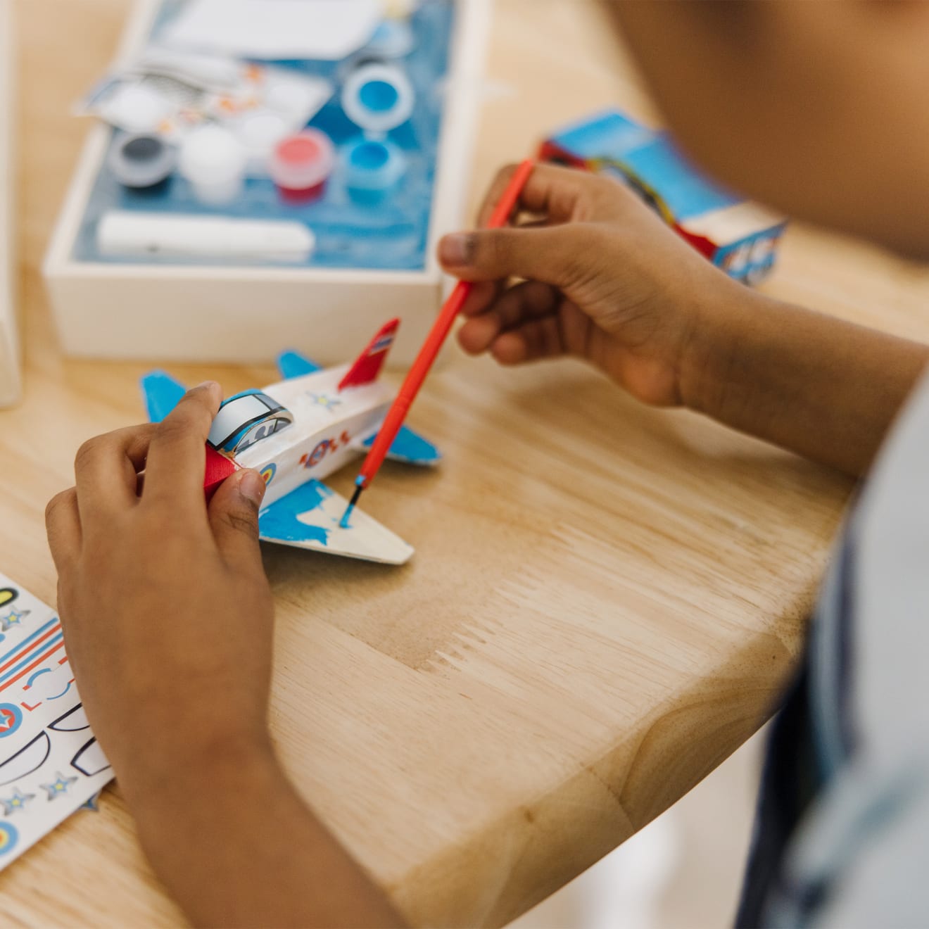 Decorate-Your-Own Wooden Plane - Image 6