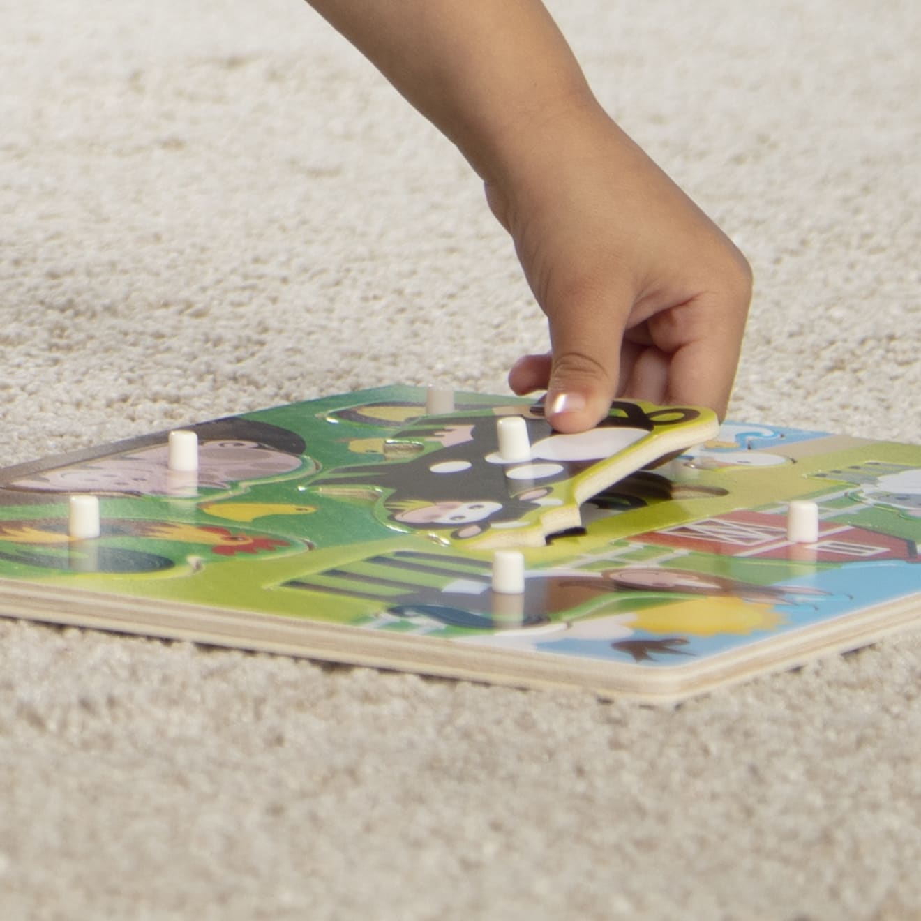 Farm Peg Puzzle - 8 pieces - Image 5