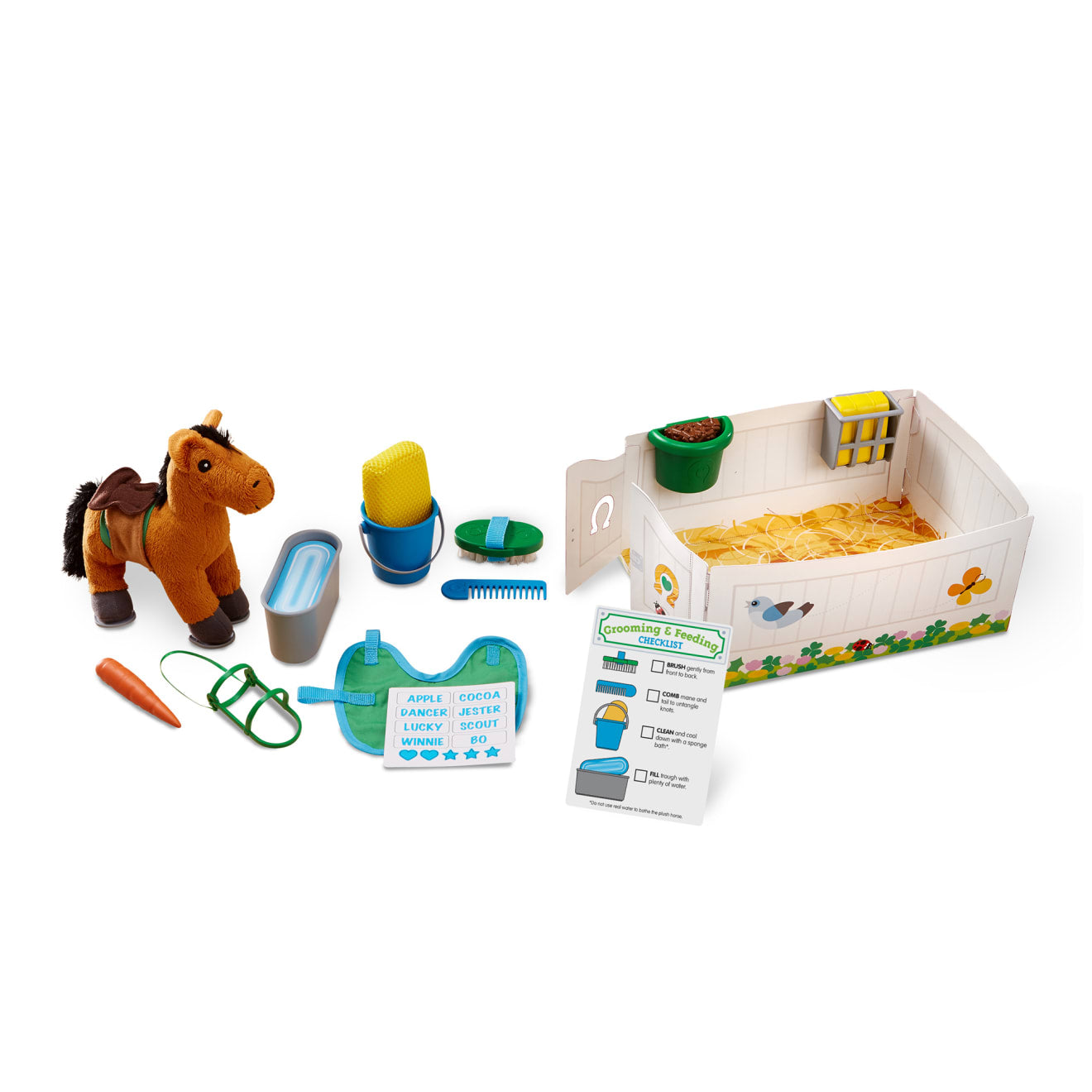 Feed & Groom Horse Care Play Set - Image 4