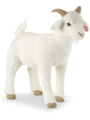 Lifelike Plush Goat
