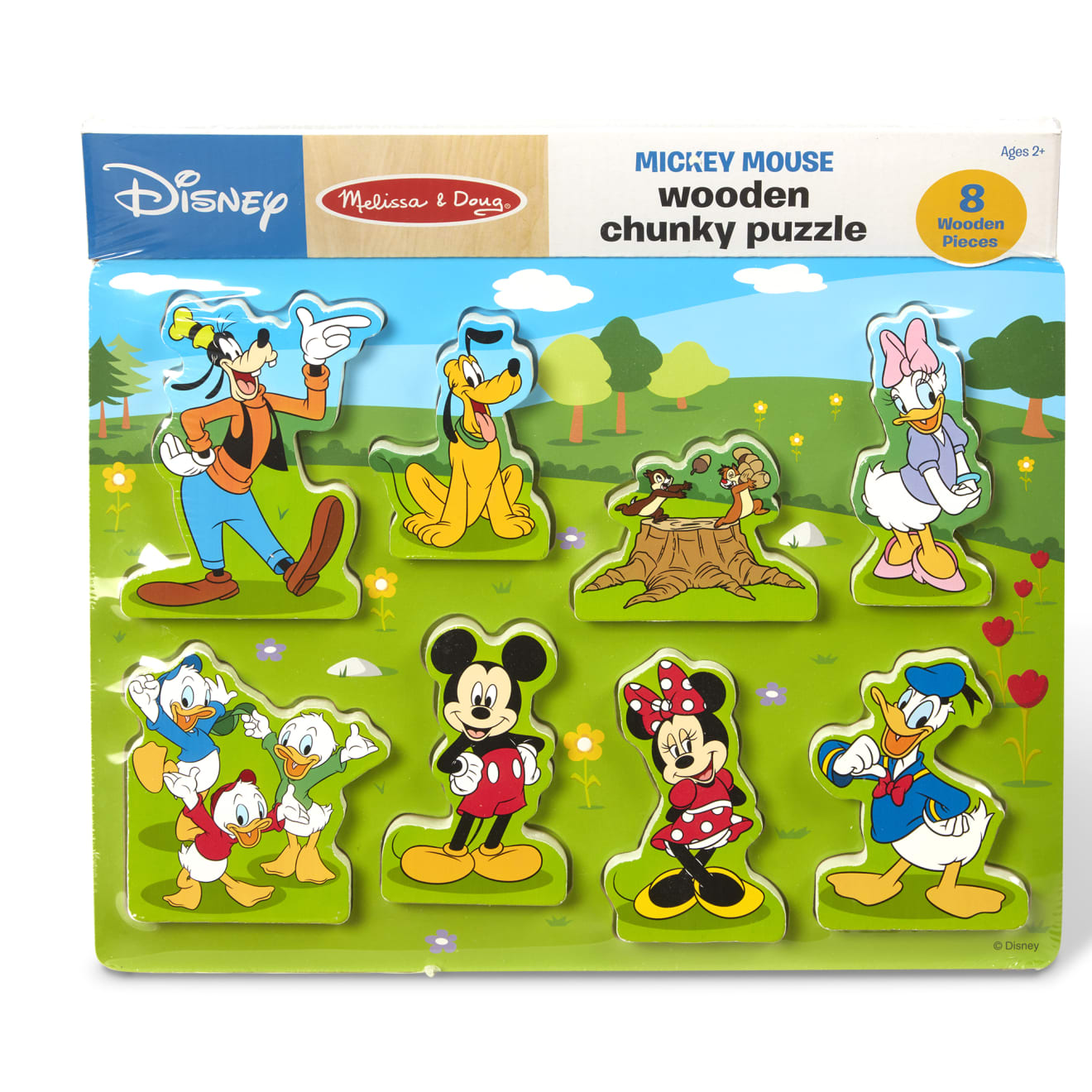 Disney Mickey Mouse Wooden Chunky Puzzle - Image 3