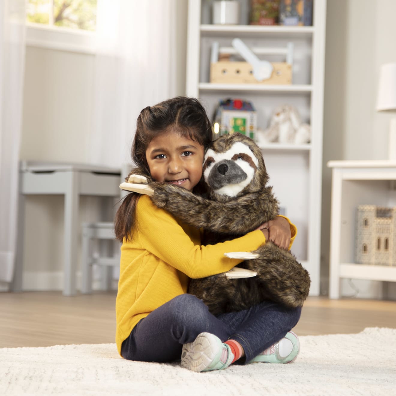 Lifelike Plush Sloth - Image 4