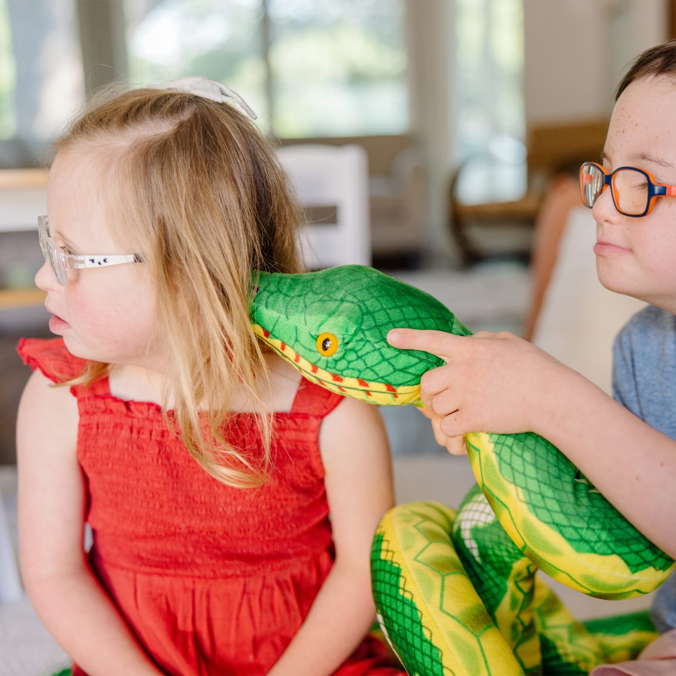 Snake Jumbo Stuffed Animal - Image 6