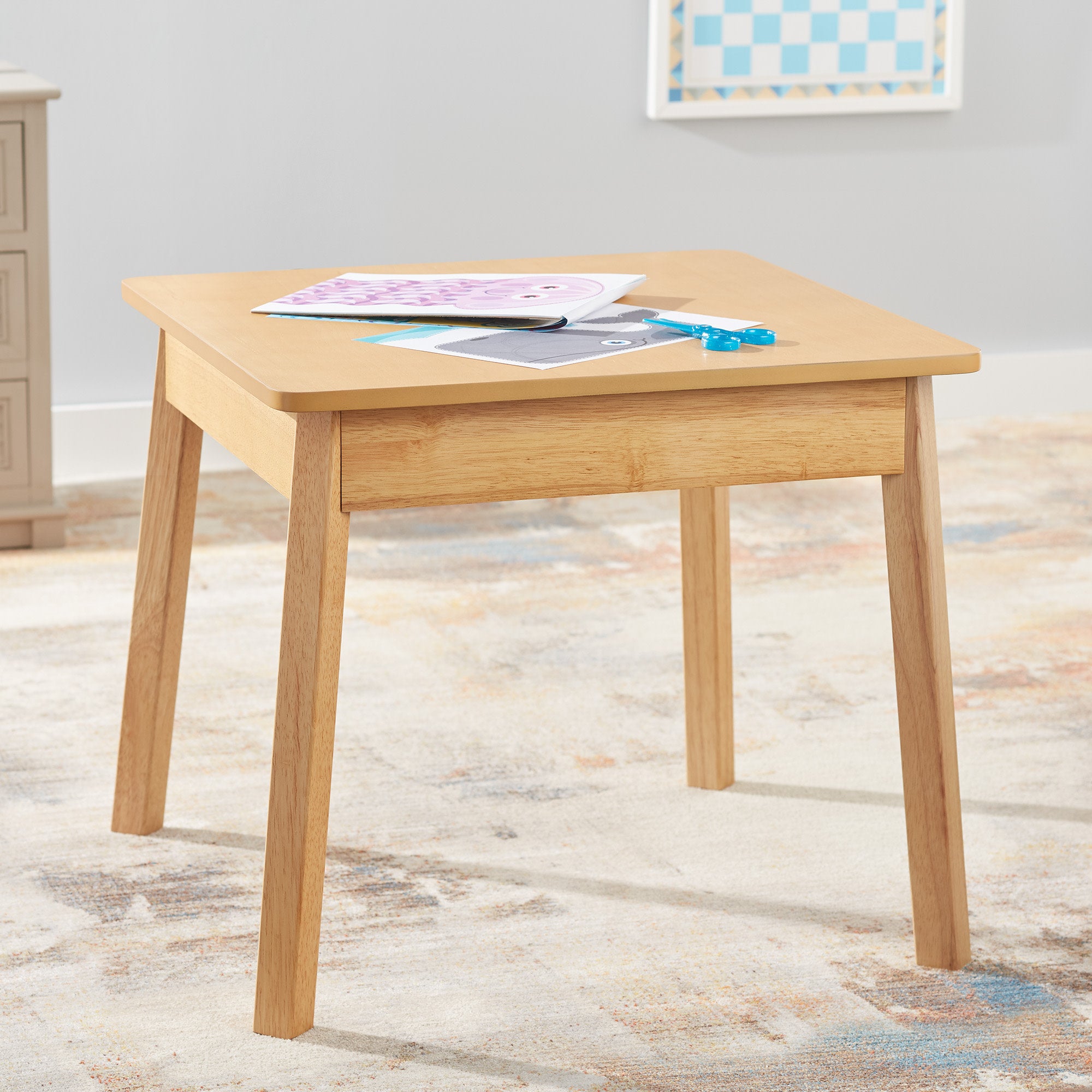 Child's Wooden Square Table - Image 8
