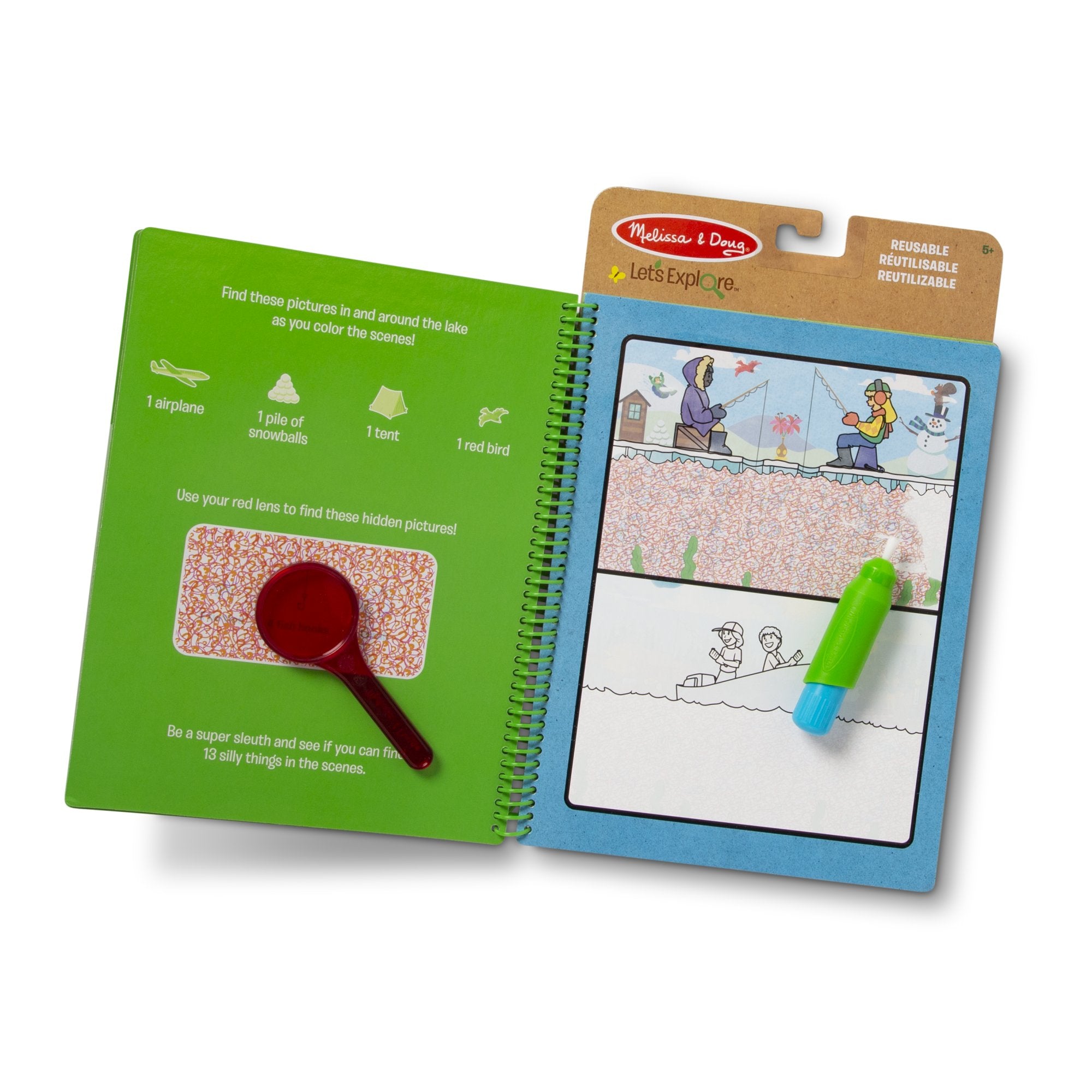 Let's Explore Water Wow! Outdoor Adventure Deluxe Water-Reveal Pad - Image 3