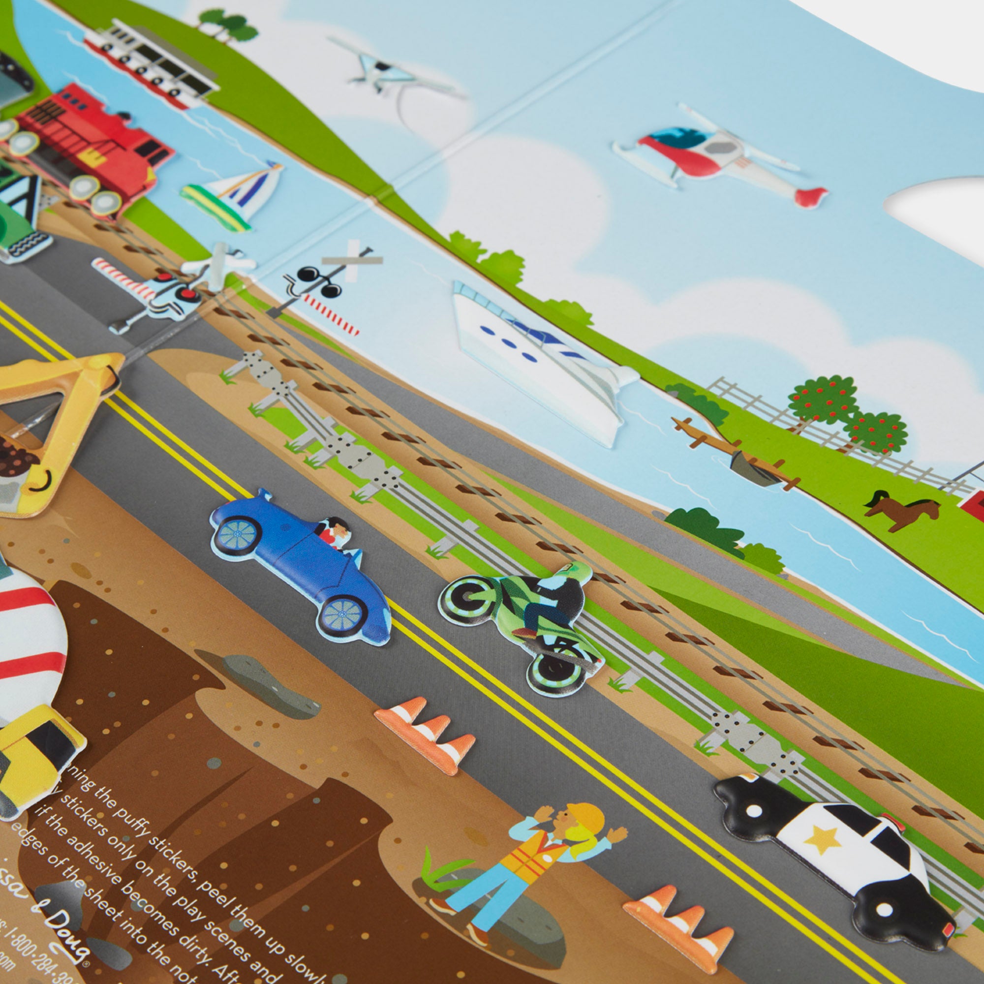 Puffy Sticker Play Set - Vehicles - Image 4