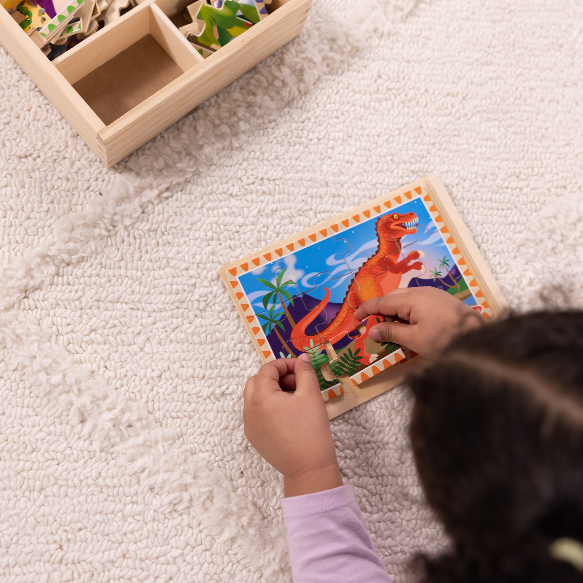 Wooden Jigsaw Puzzles in a Box - Dinosaurs - Image 7
