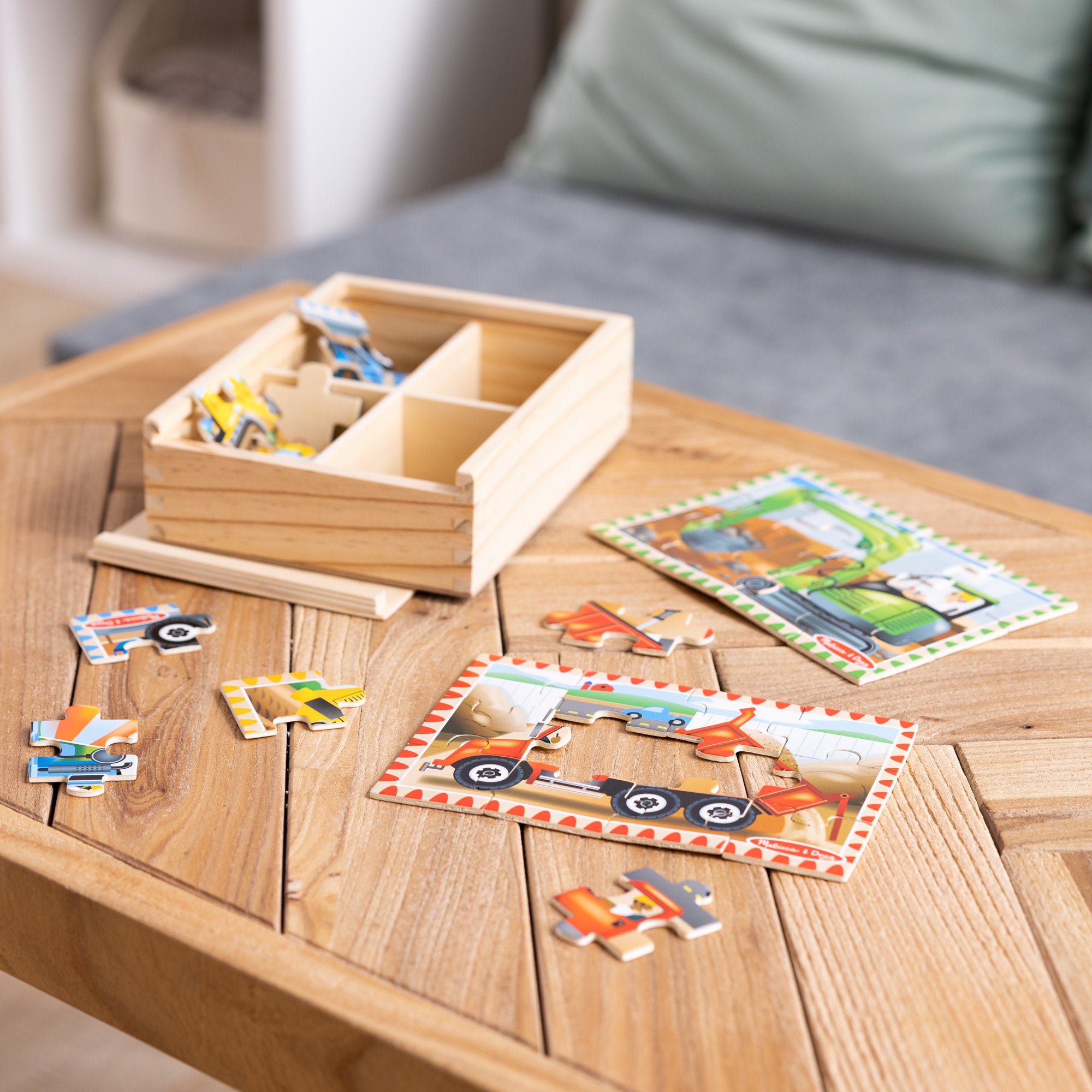 Wooden Jigsaw Puzzles in a Box - Construction - Image 9