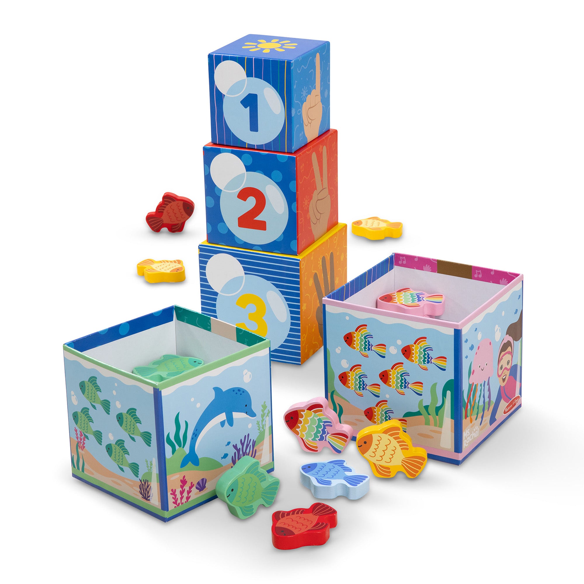 Ms. Rachel? Sort & Count Nesting Blocks