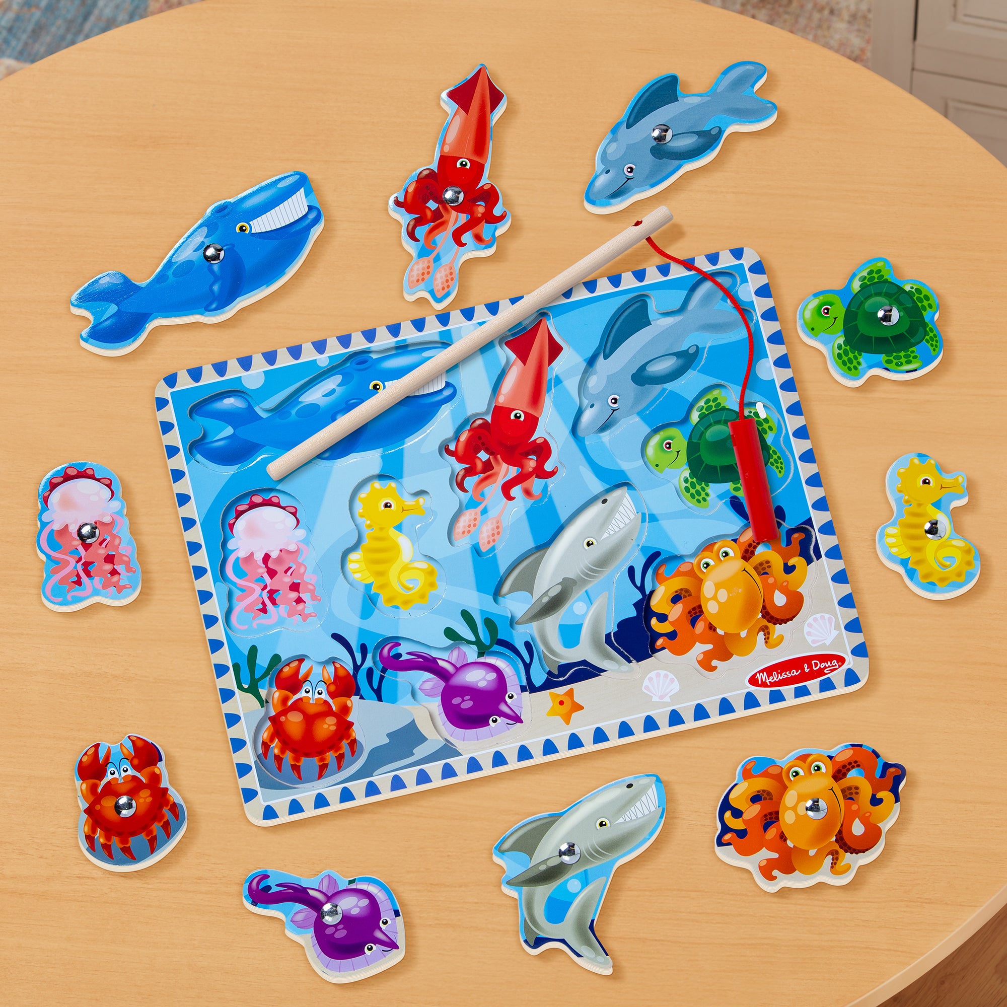 Fishing Magnetic Puzzle Game - 10 Pieces - Image 9