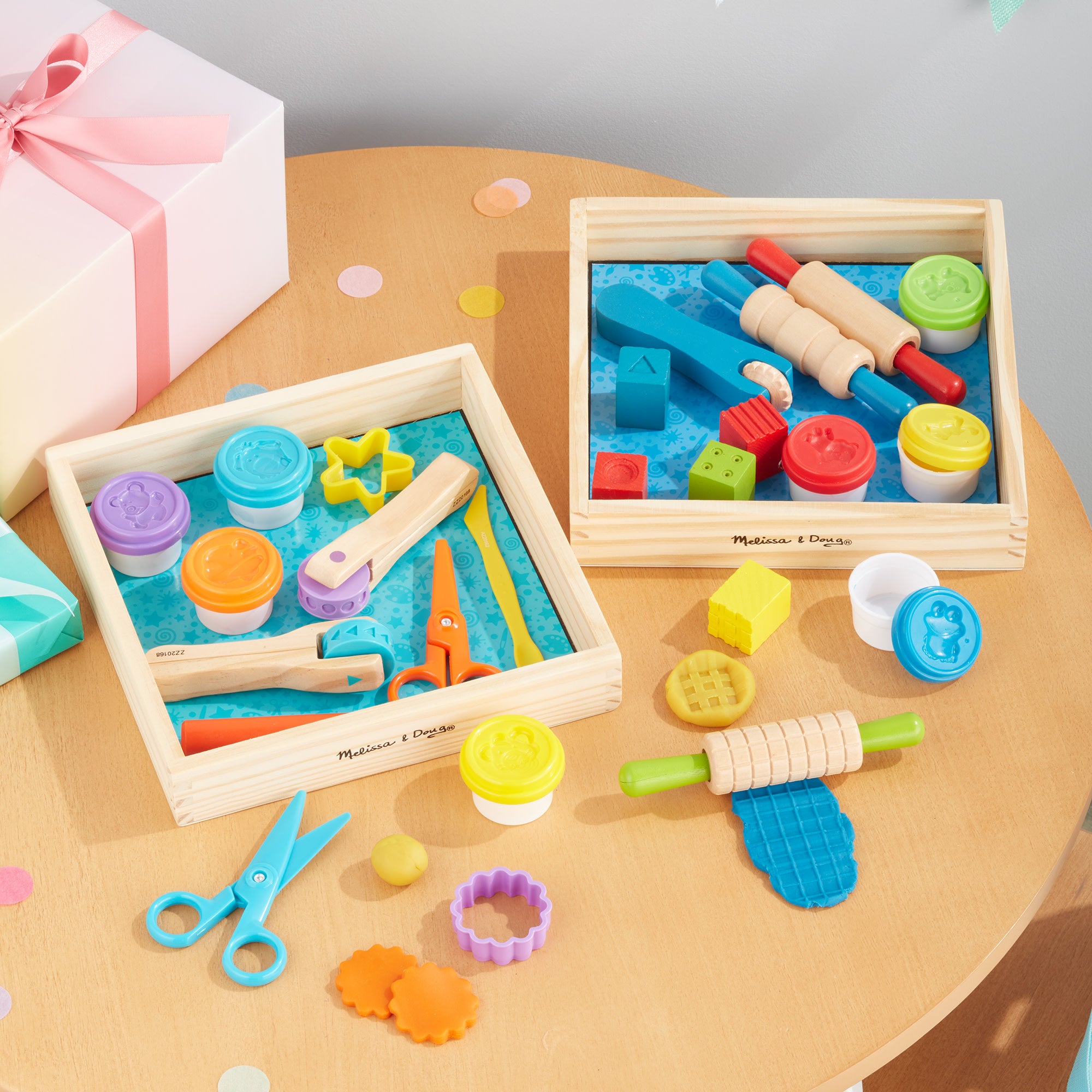 Clay Activity 2-Pack: Shape. Model & Mold; Cut. Sculpt & Stamp - Image 9