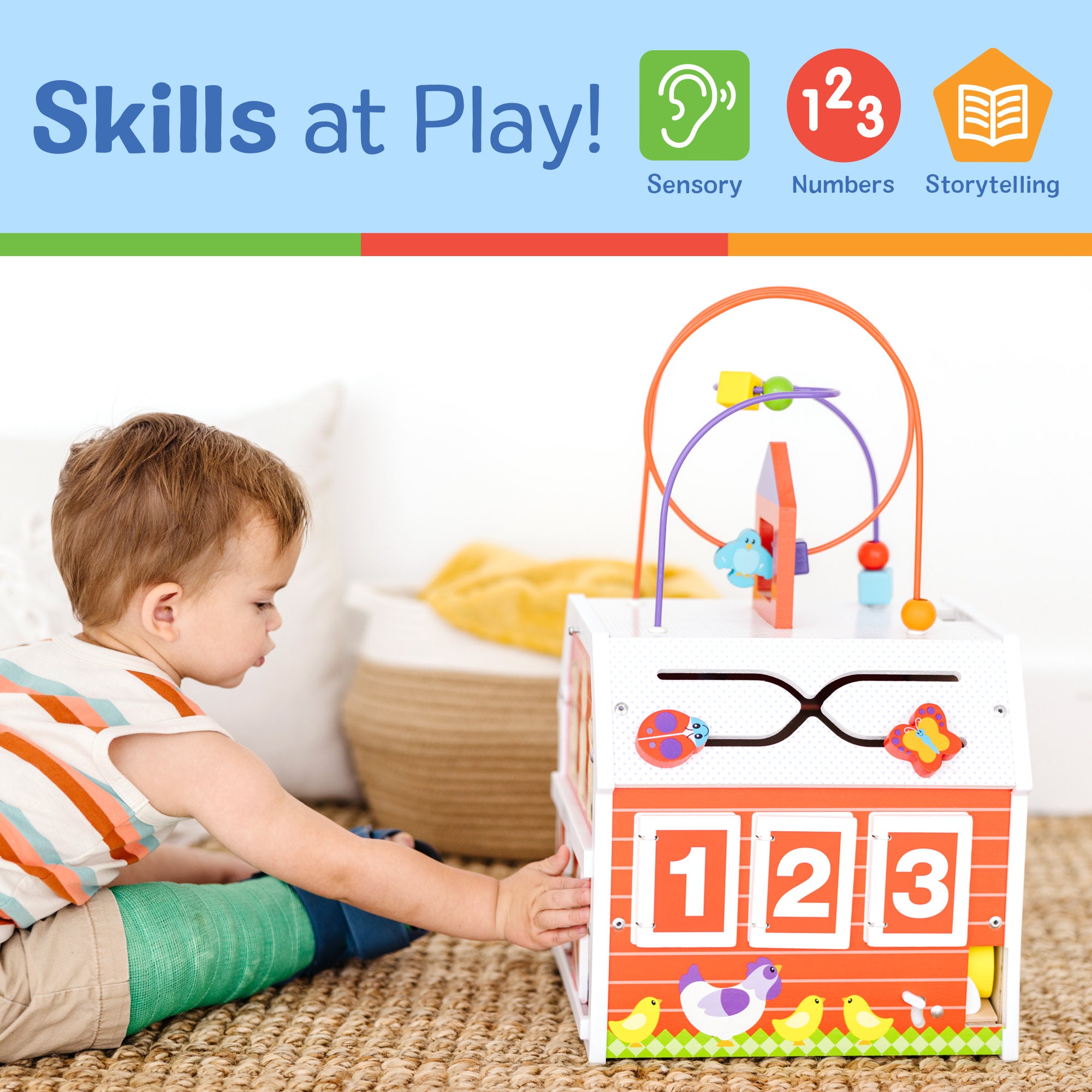 First Play Slide. Sort & Roll Activity Barn - Image 4