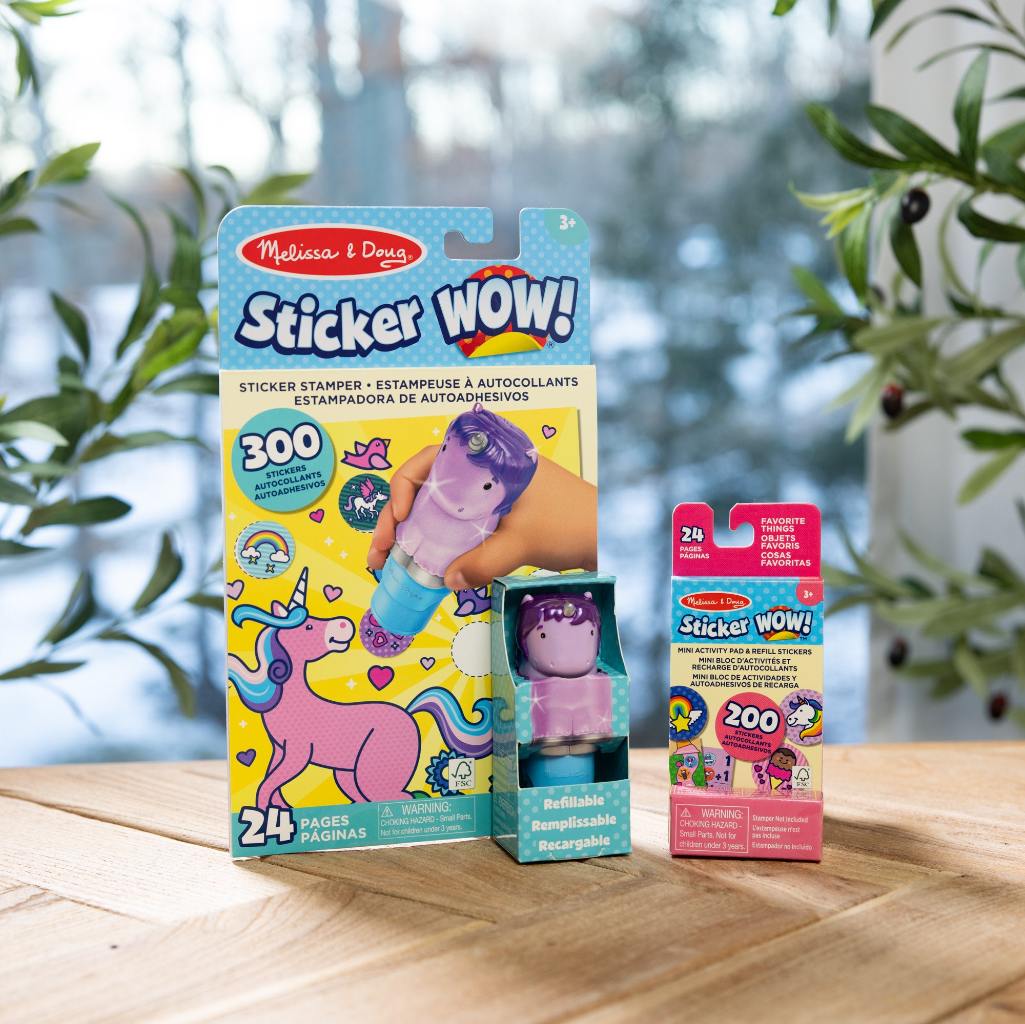 Sticker WOW!? Purple Unicorn Bundle: Activity Pad & Sticker Stamper + Mini Activity Pad and 200 Refill Stickers - Image 9