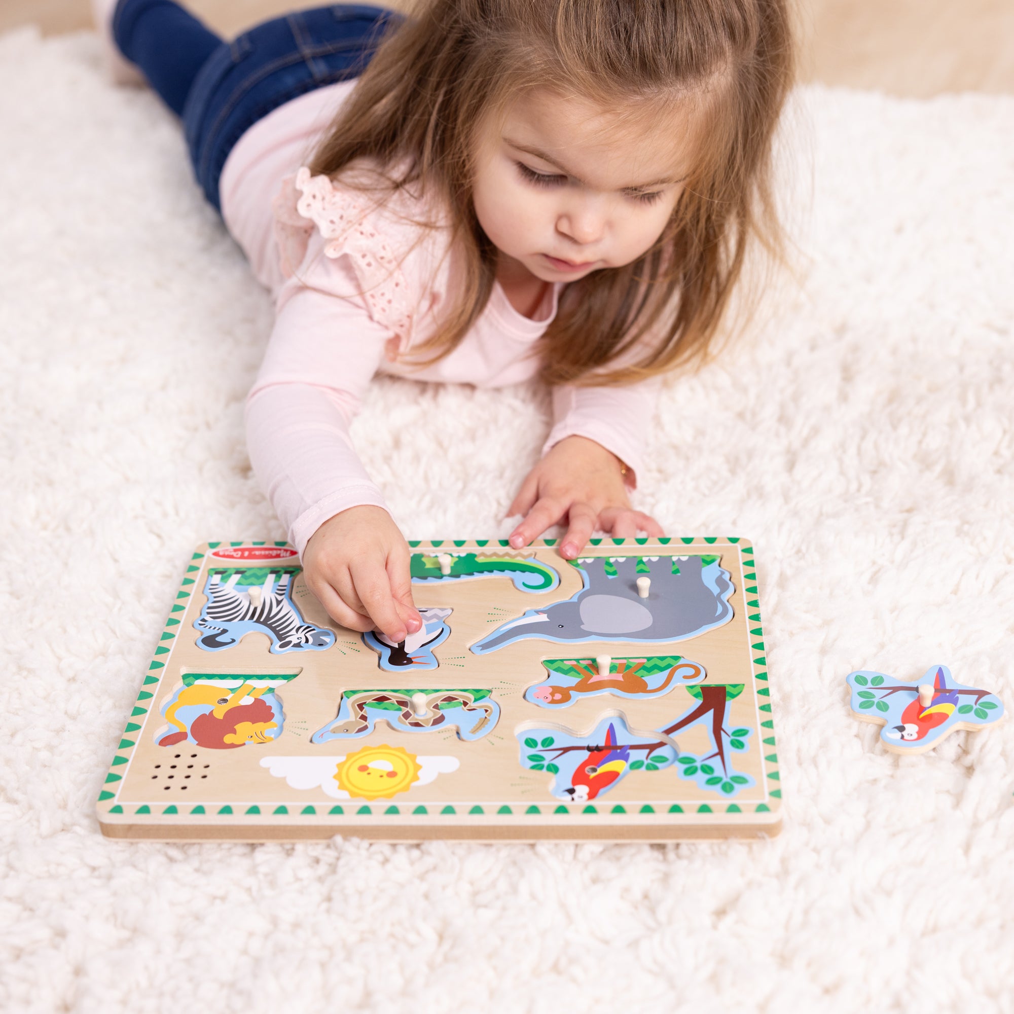 Zoo Animals Sound Puzzle - 8 Pieces - Image 10
