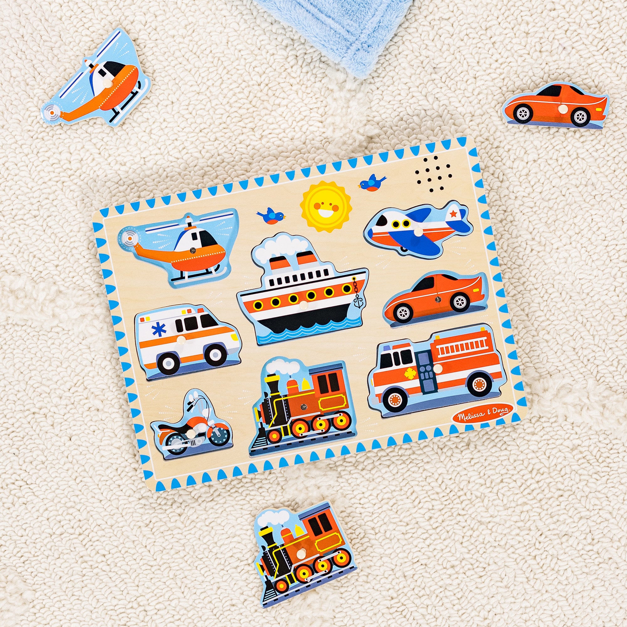 Vehicles Sound Puzzle - 8 Pieces - Image 9