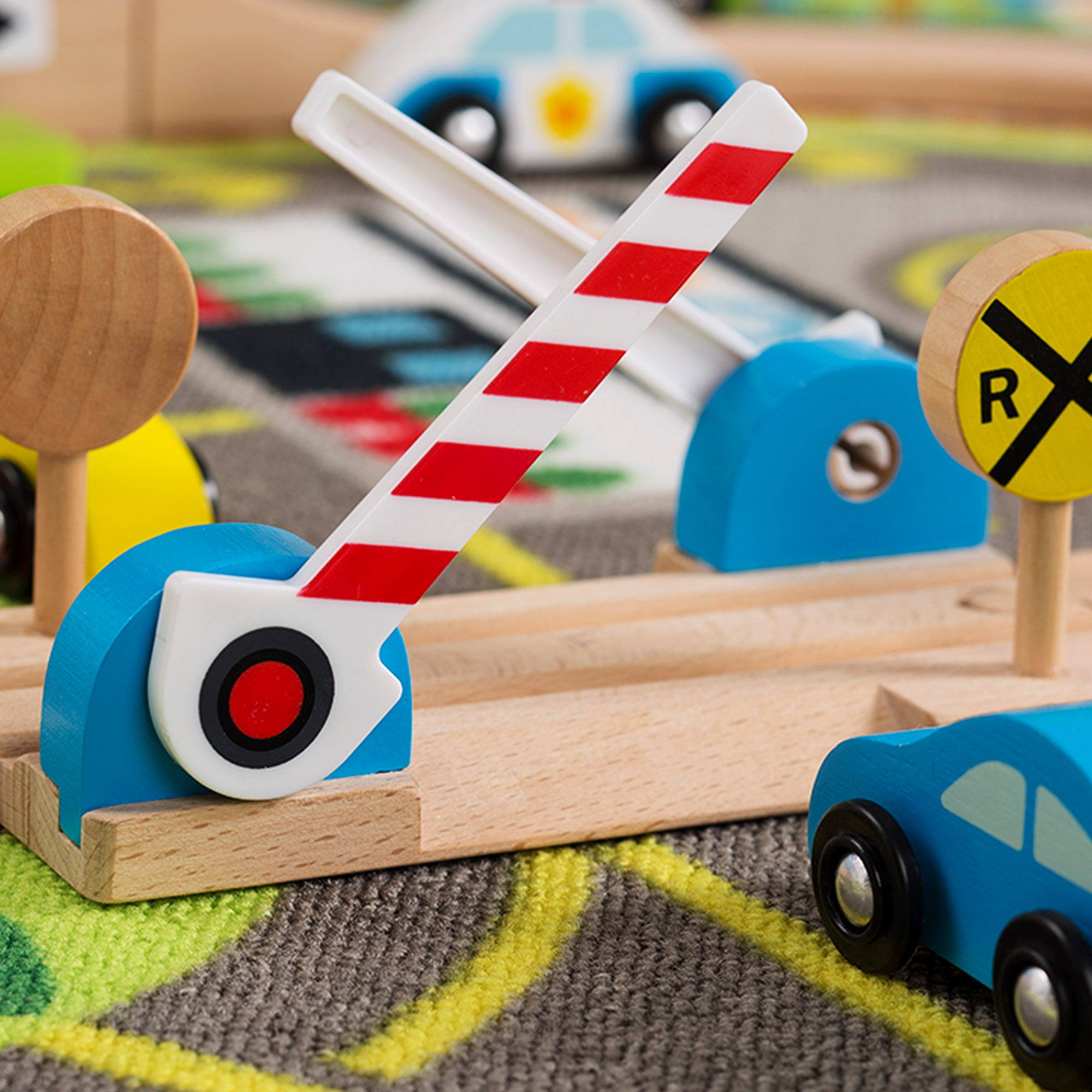 Deluxe Multi-Vehicle Activity Rug Play Set - Image 4