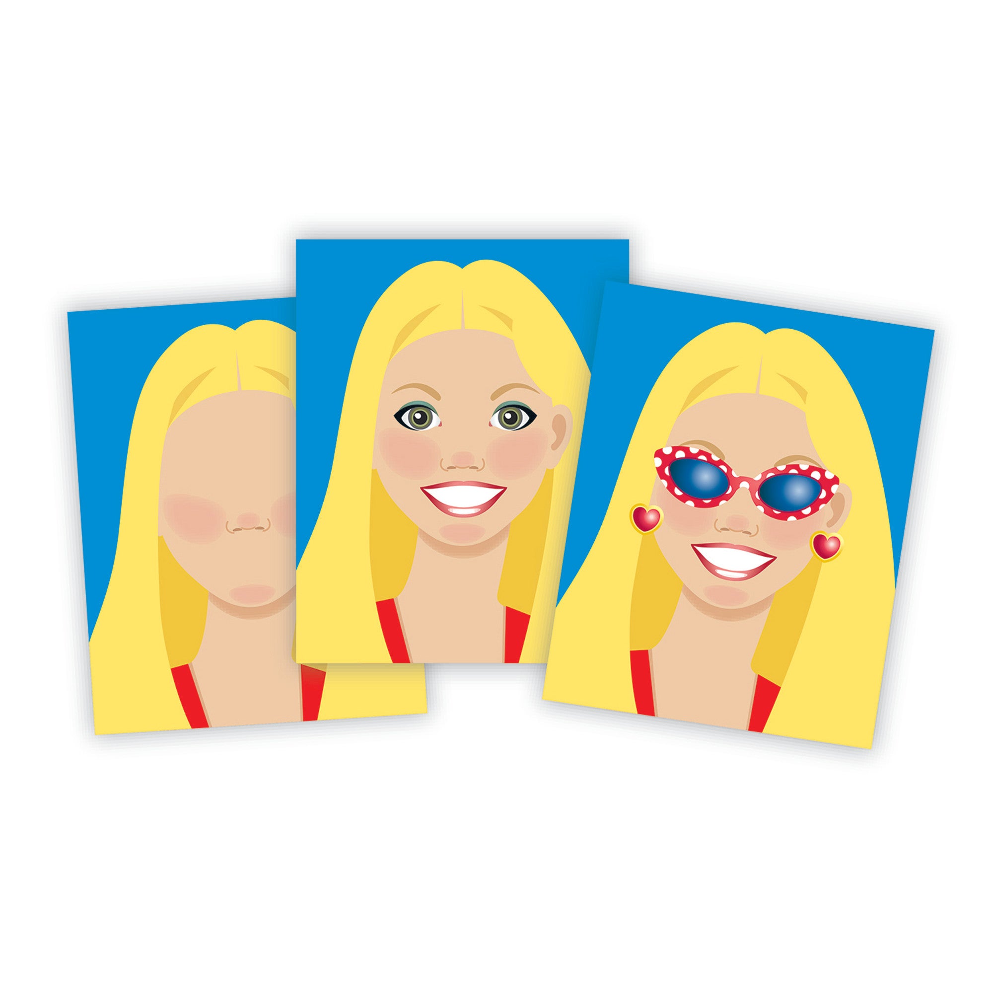 Make-a-Face Sticker Pad - Fashion Faces - Image 6