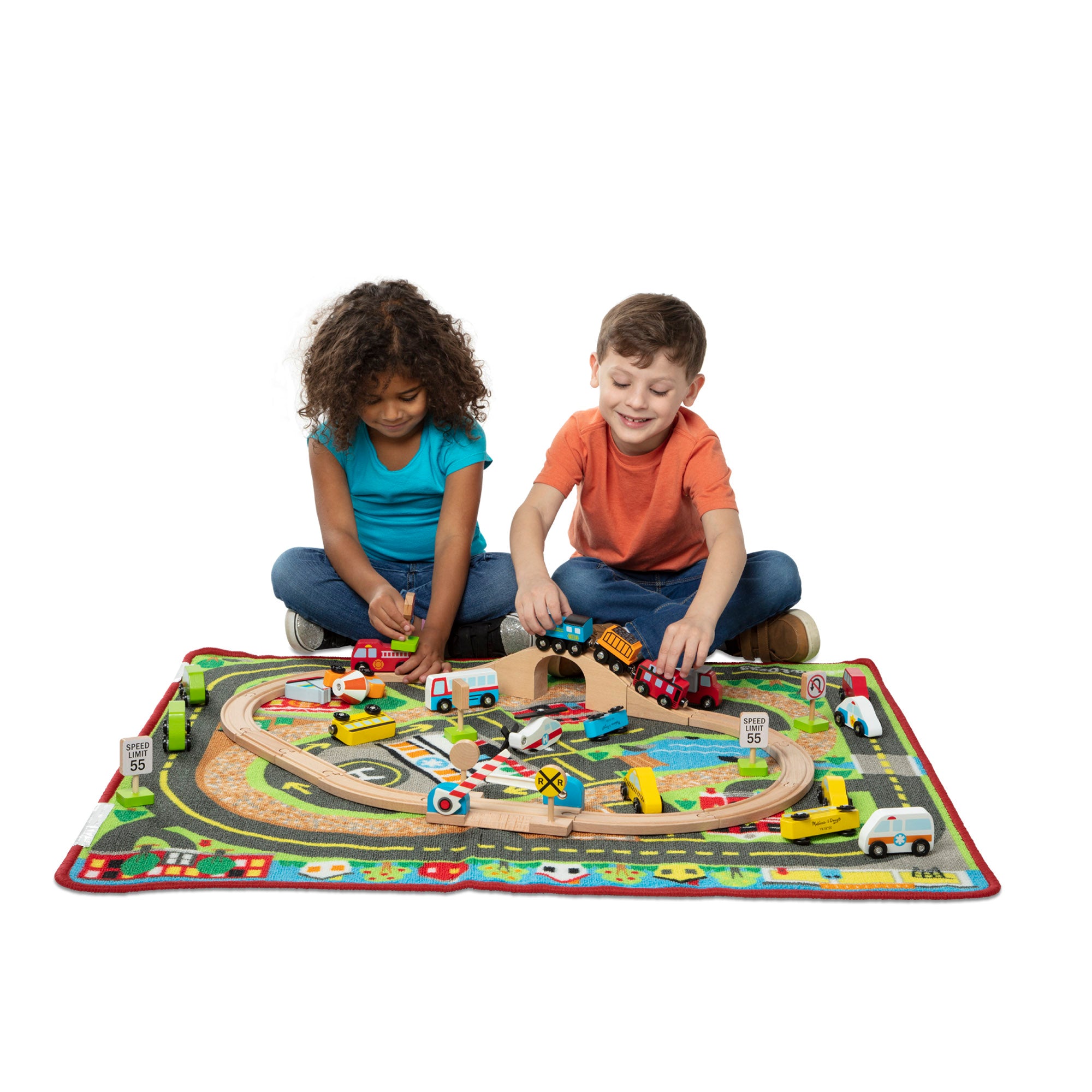 Deluxe Multi-Vehicle Activity Rug Play Set - Image 8