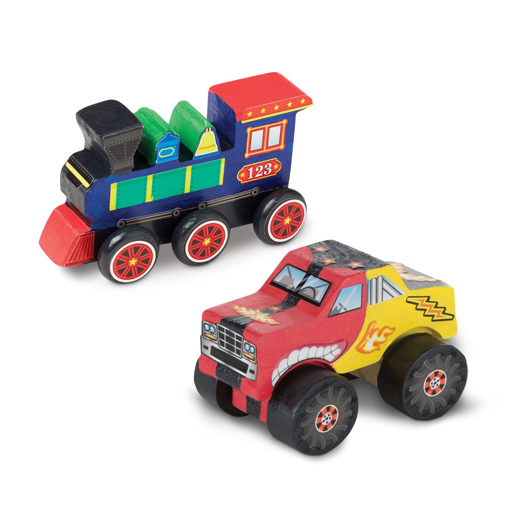 Created by Me!? Vehicles Craft Kit 2-Pack: Monster Truck. Train - Image 3