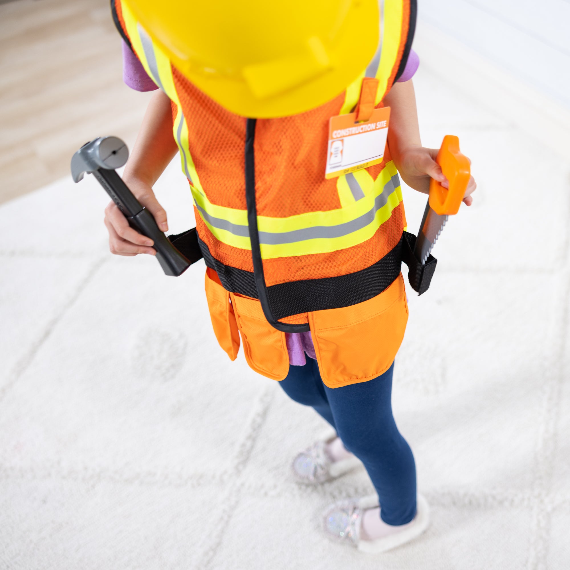 Construction Worker Costume Role Play Set - Image 8